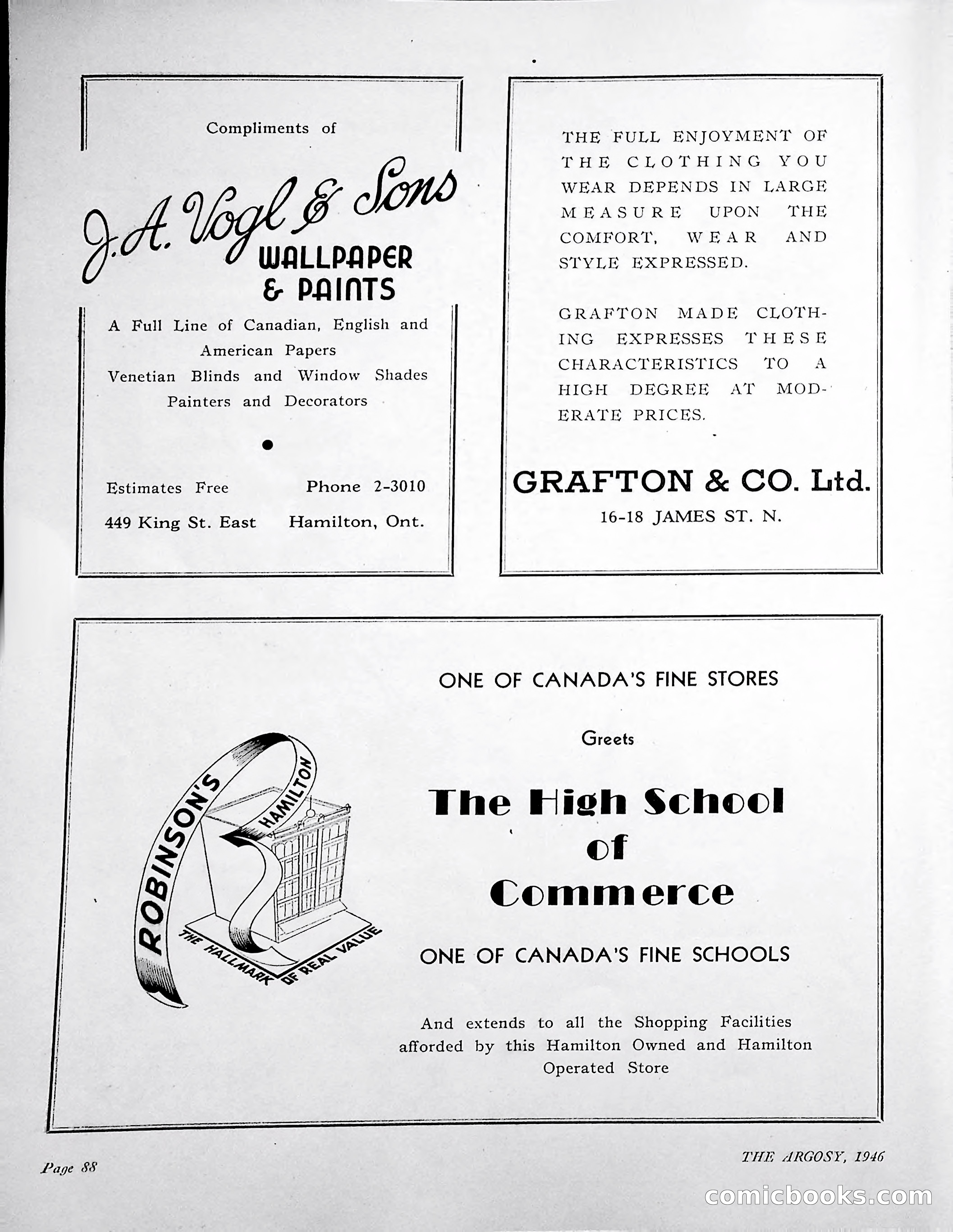 Central High School of Commerce Argosy, 1937 — page 90 of 400