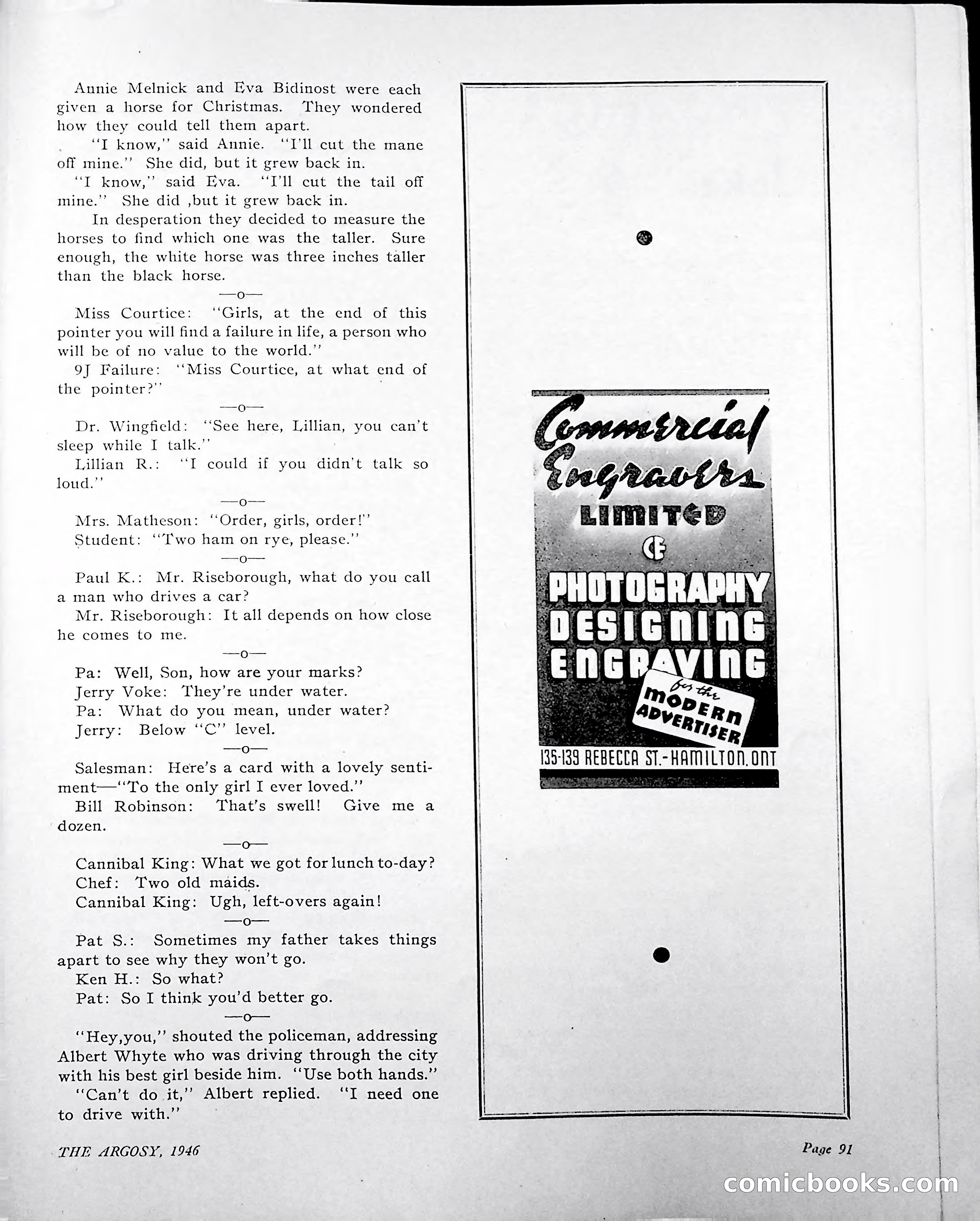 Central High School of Commerce Argosy, 1937 — page 93 of 400