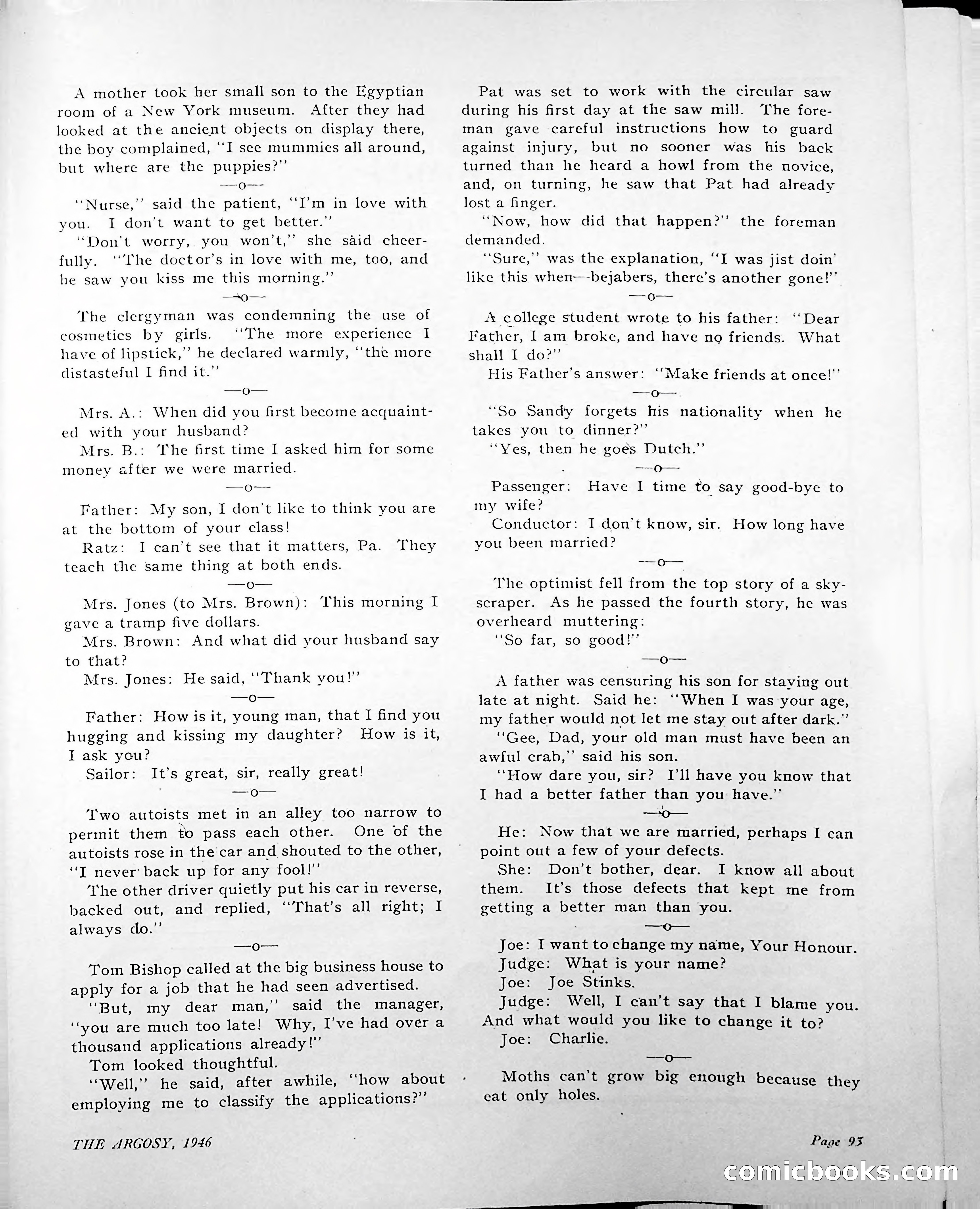 Central High School of Commerce Argosy, 1937 — page 95 of 400