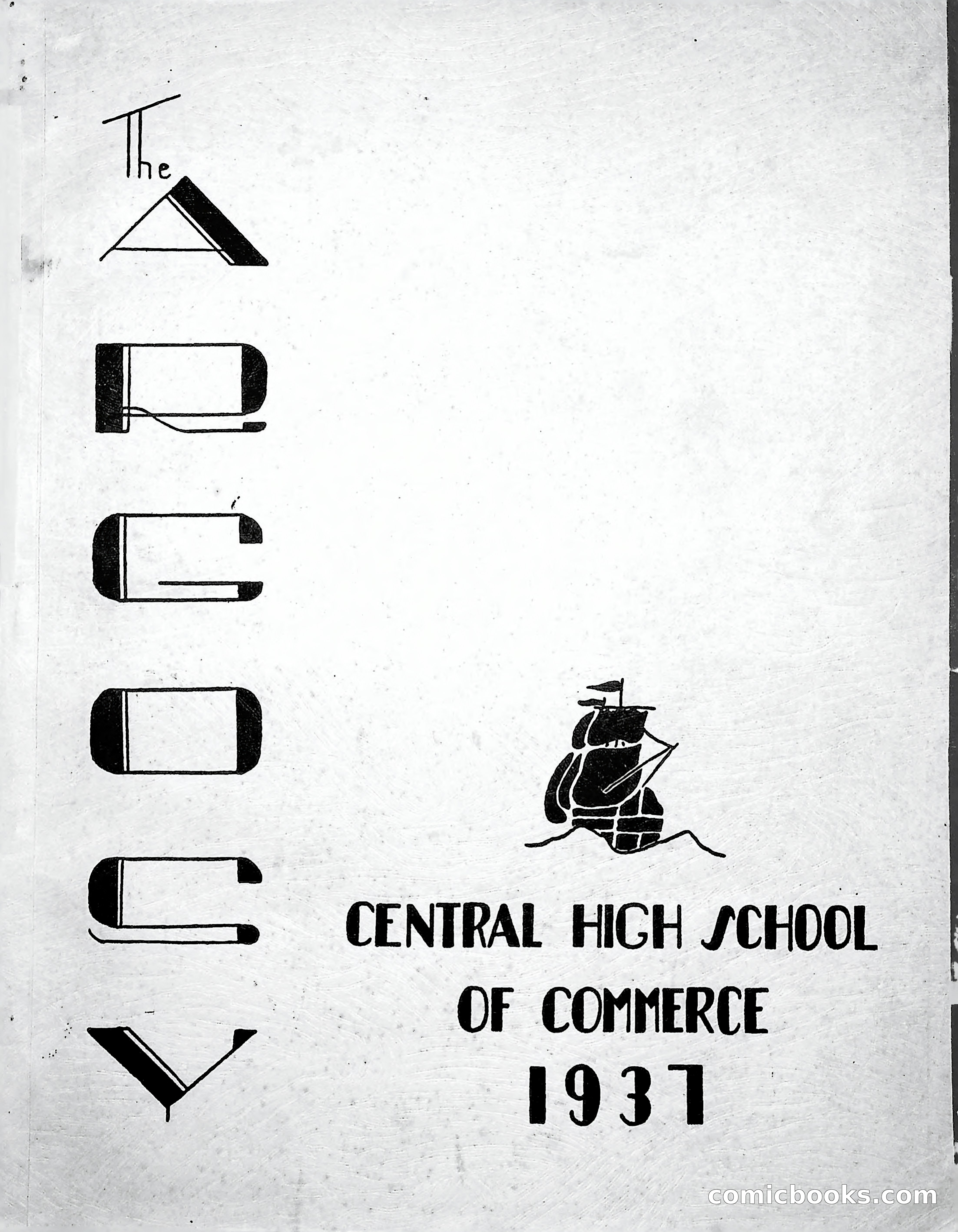 Central High School of Commerce Argosy, 1937 — page 201 of 400
