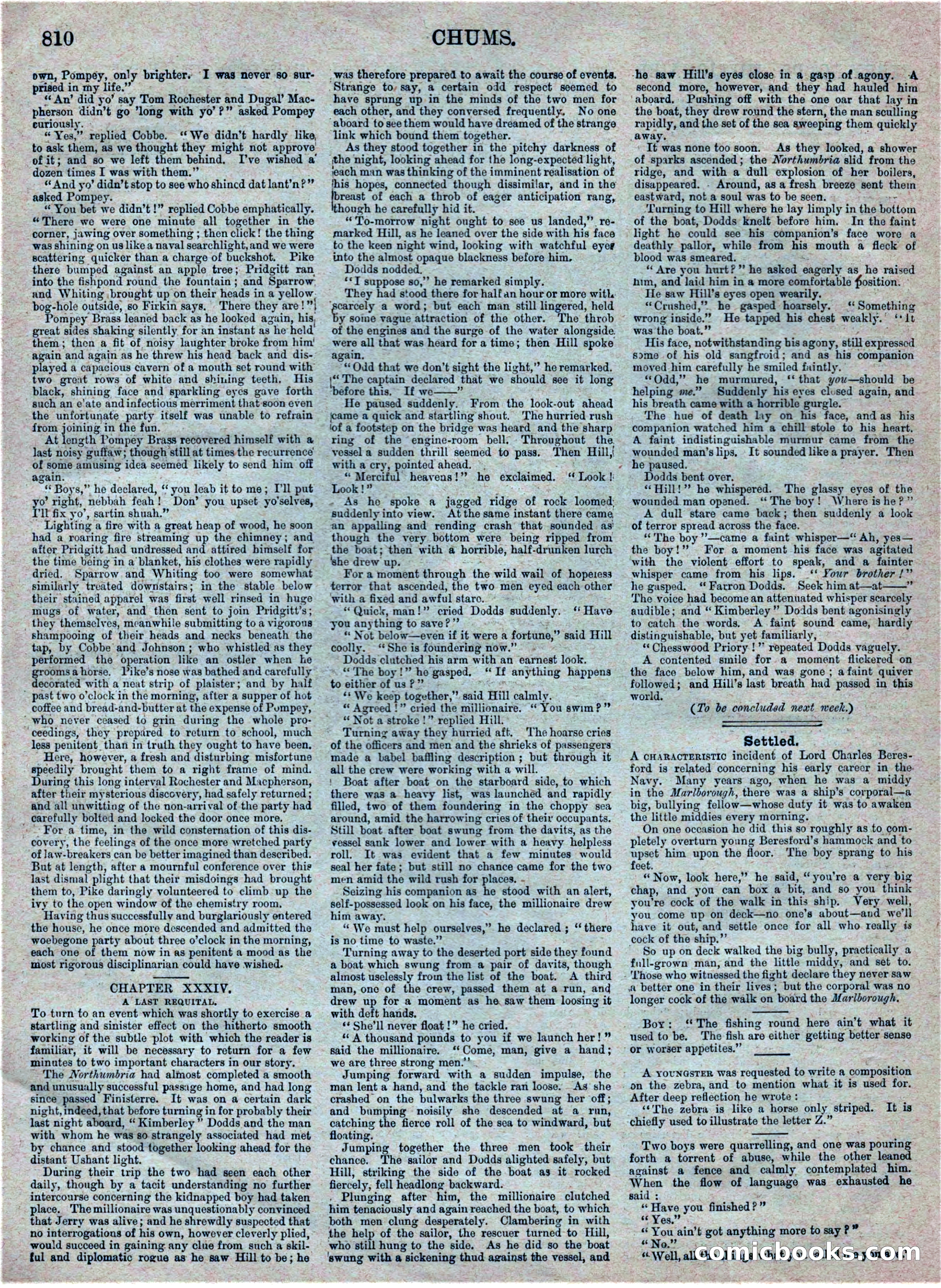 Chums, Vol. VIII, No. 413 — page 10 of 17