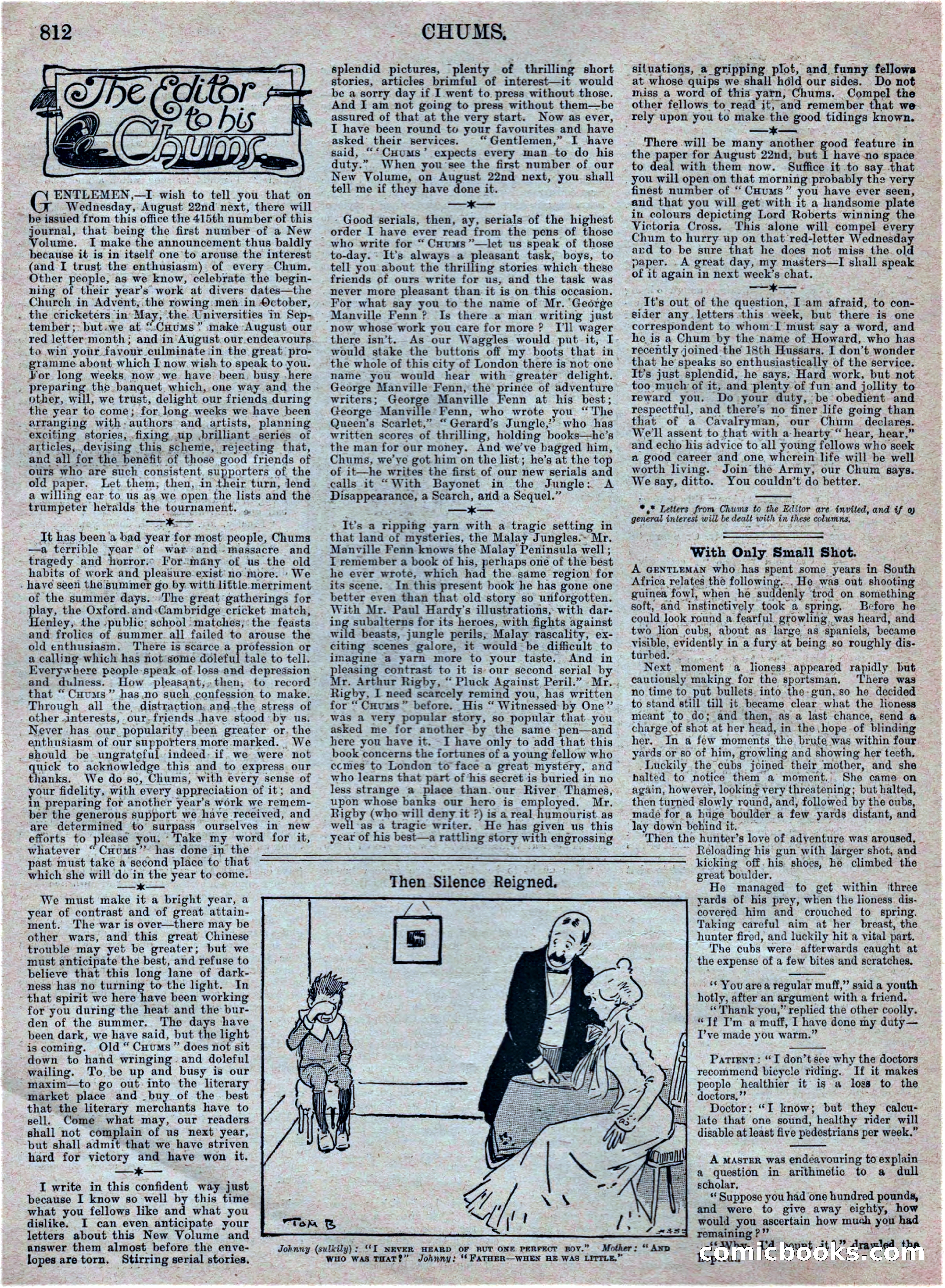 Chums, Vol. VIII, No. 413 — page 12 of 17