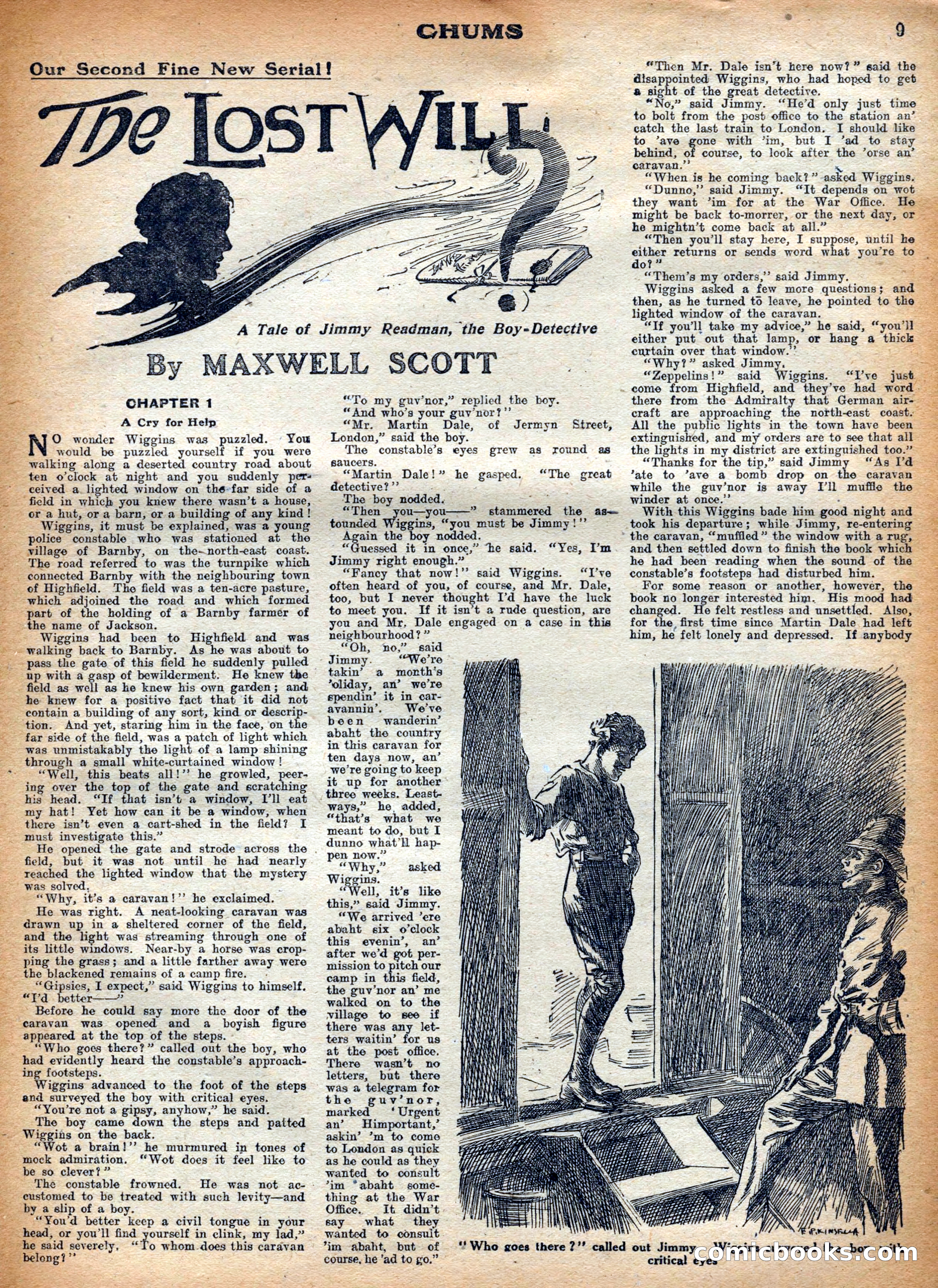 Chums, Vol. XXVI, No. 1305 — page 9 of 12