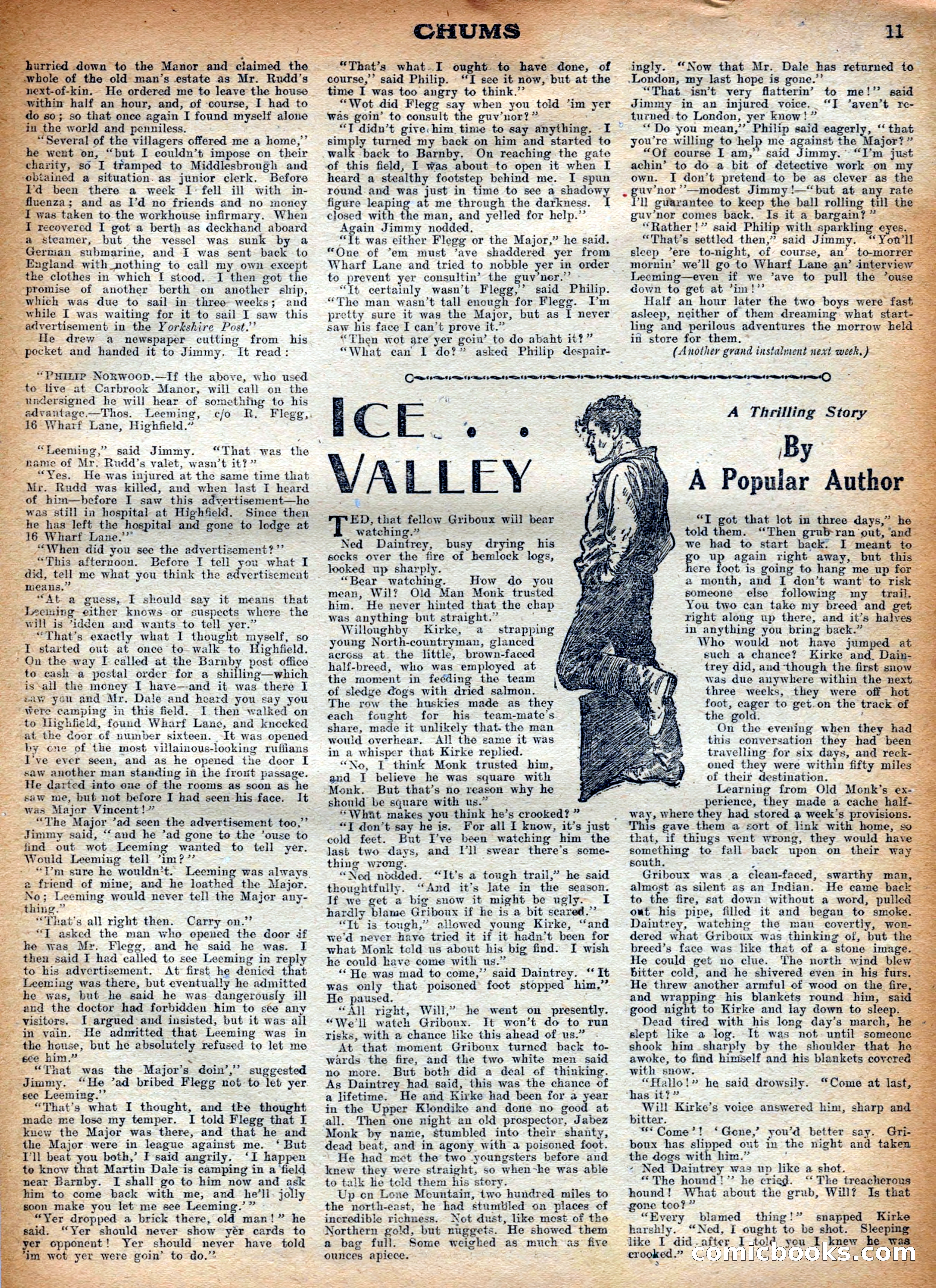 Chums, Vol. XXVI, No. 1305 — page 11 of 12
