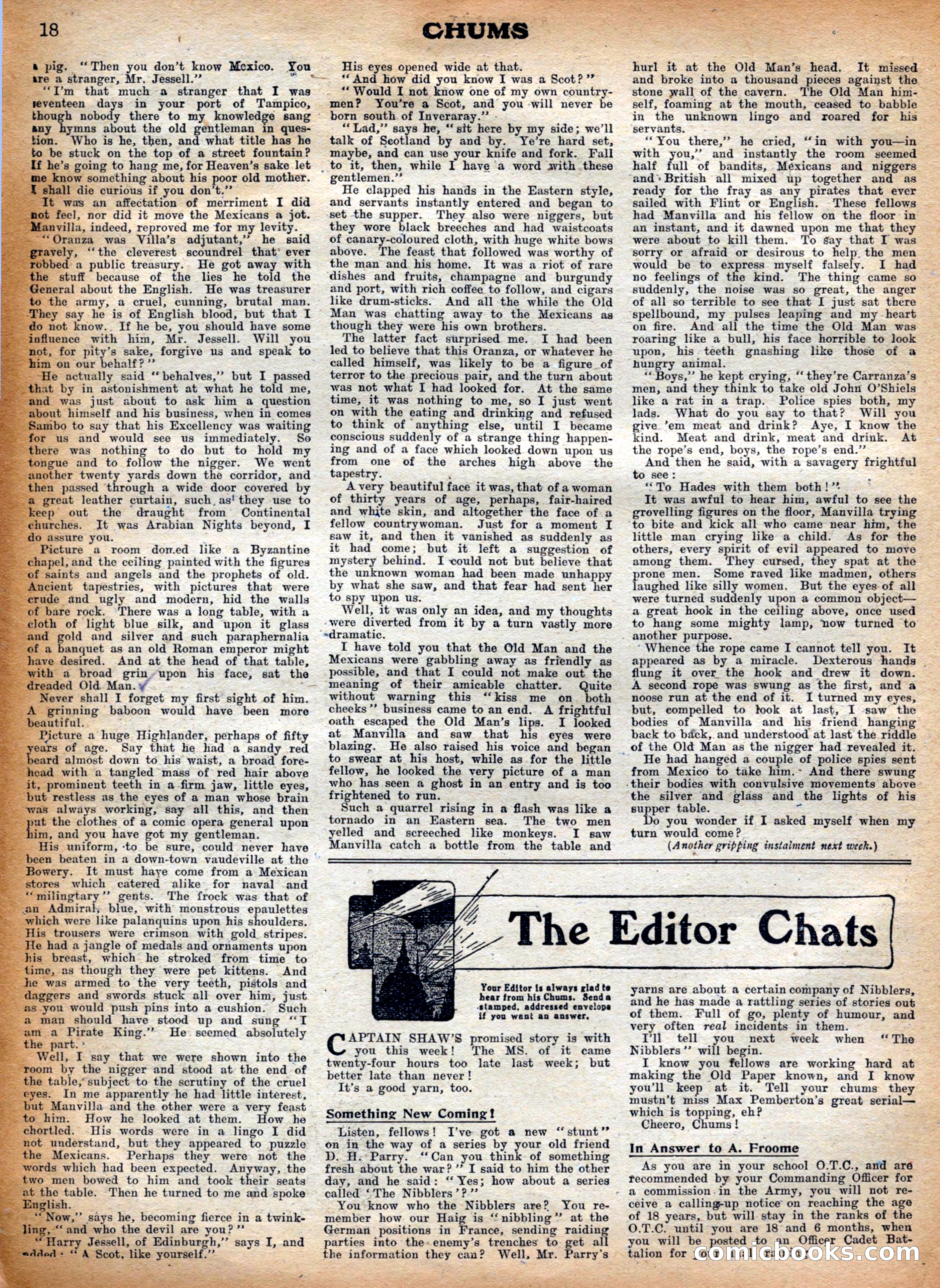Chums, Vol. XXVI, No. 1,306 — page 6 of 13