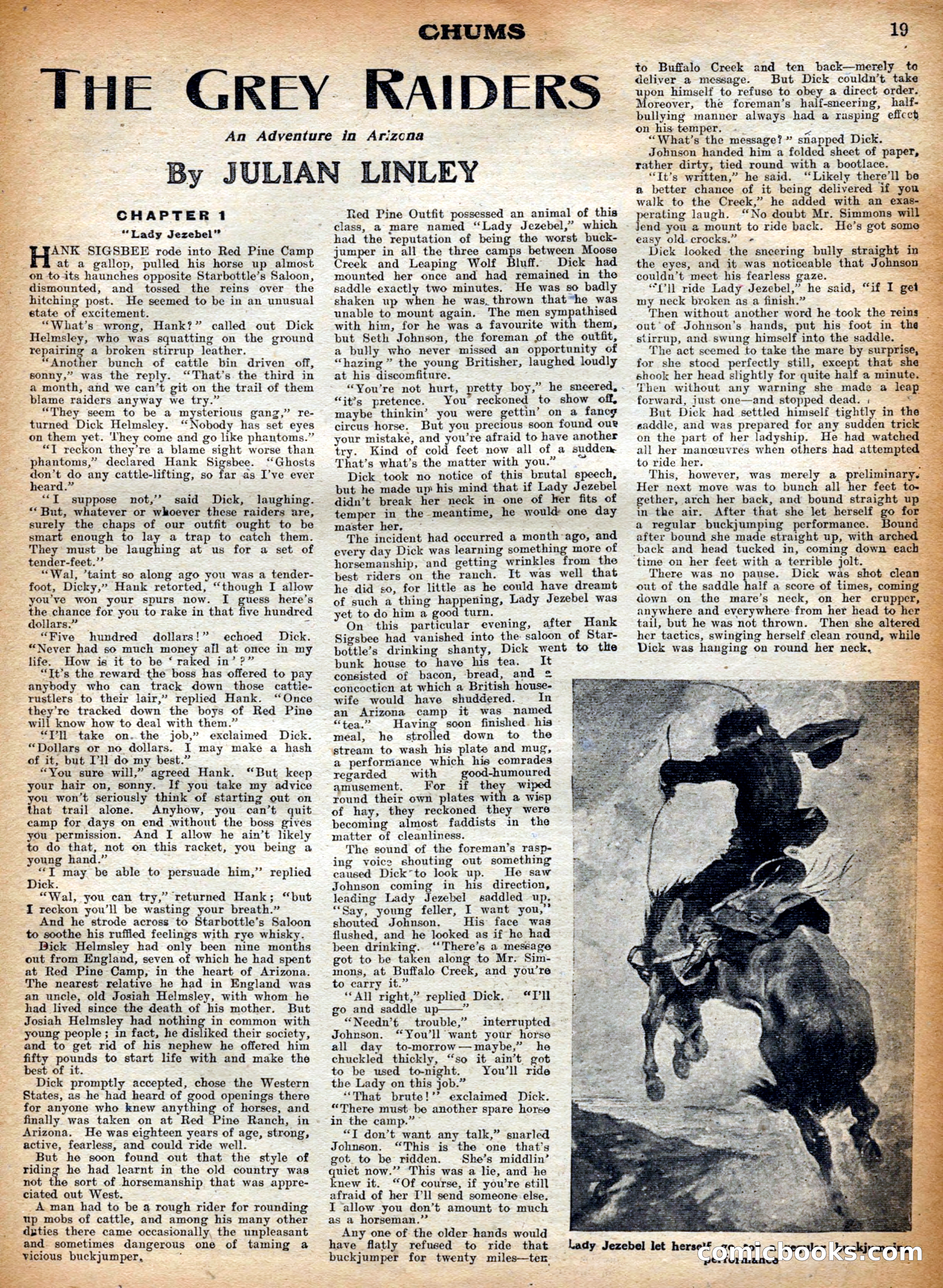 Chums, Vol. XXVI, No. 1,306 — page 7 of 13