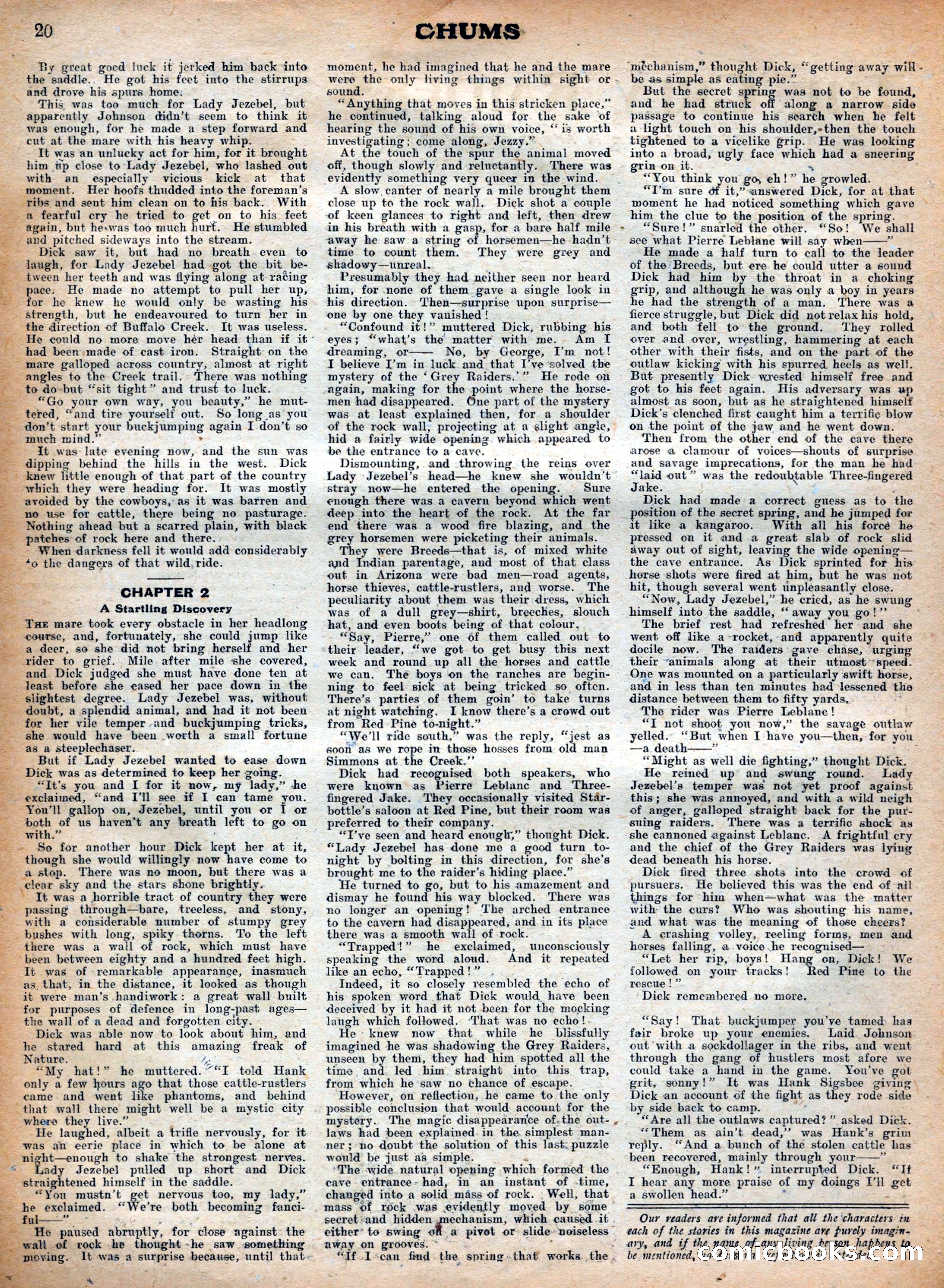 Chums, Vol. XXVI, No. 1,306 — page 8 of 13