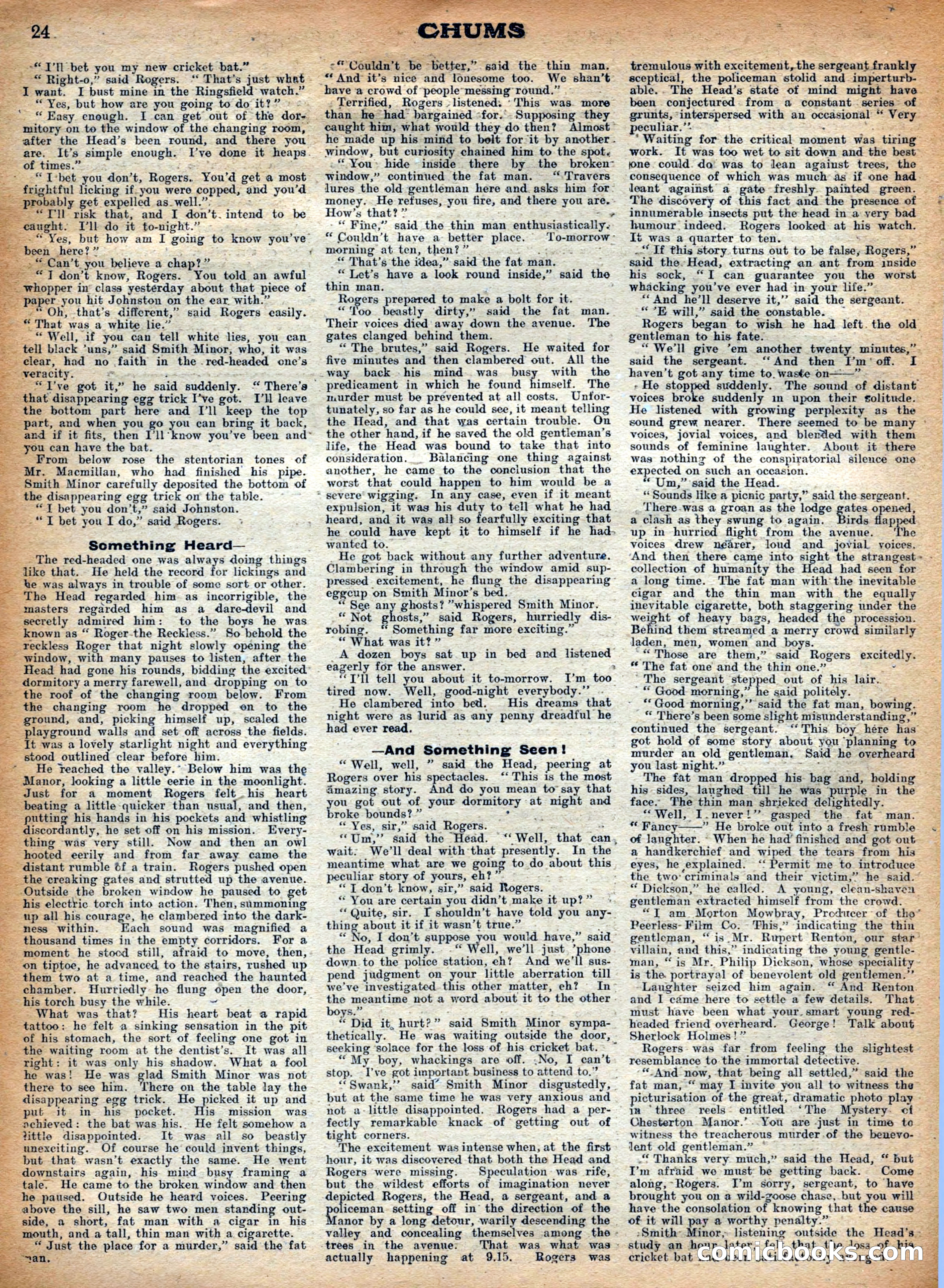 Chums, Vol. XXVI, No. 1,306 — page 12 of 13