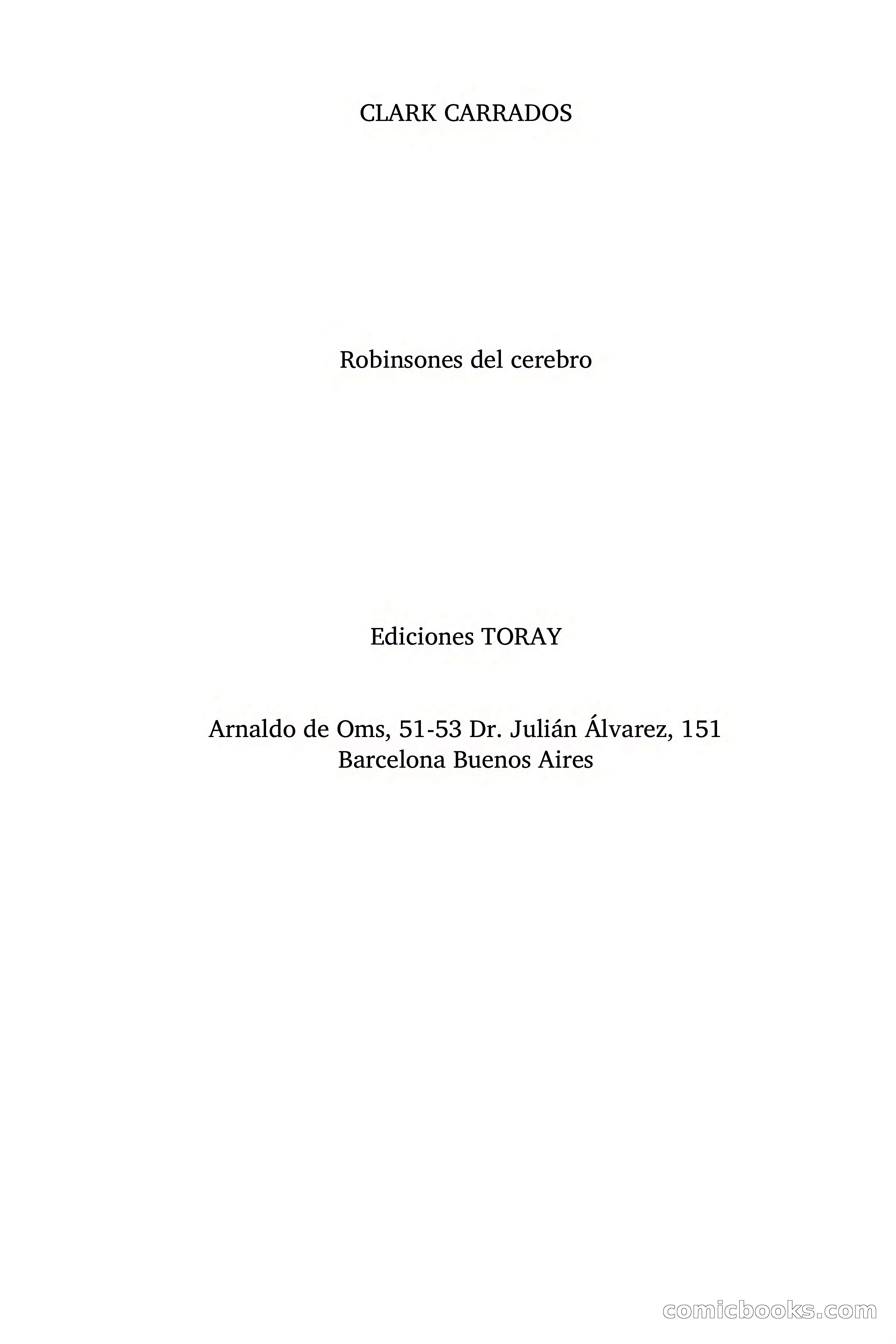 Robinsones del cerebro — page 2 of 98