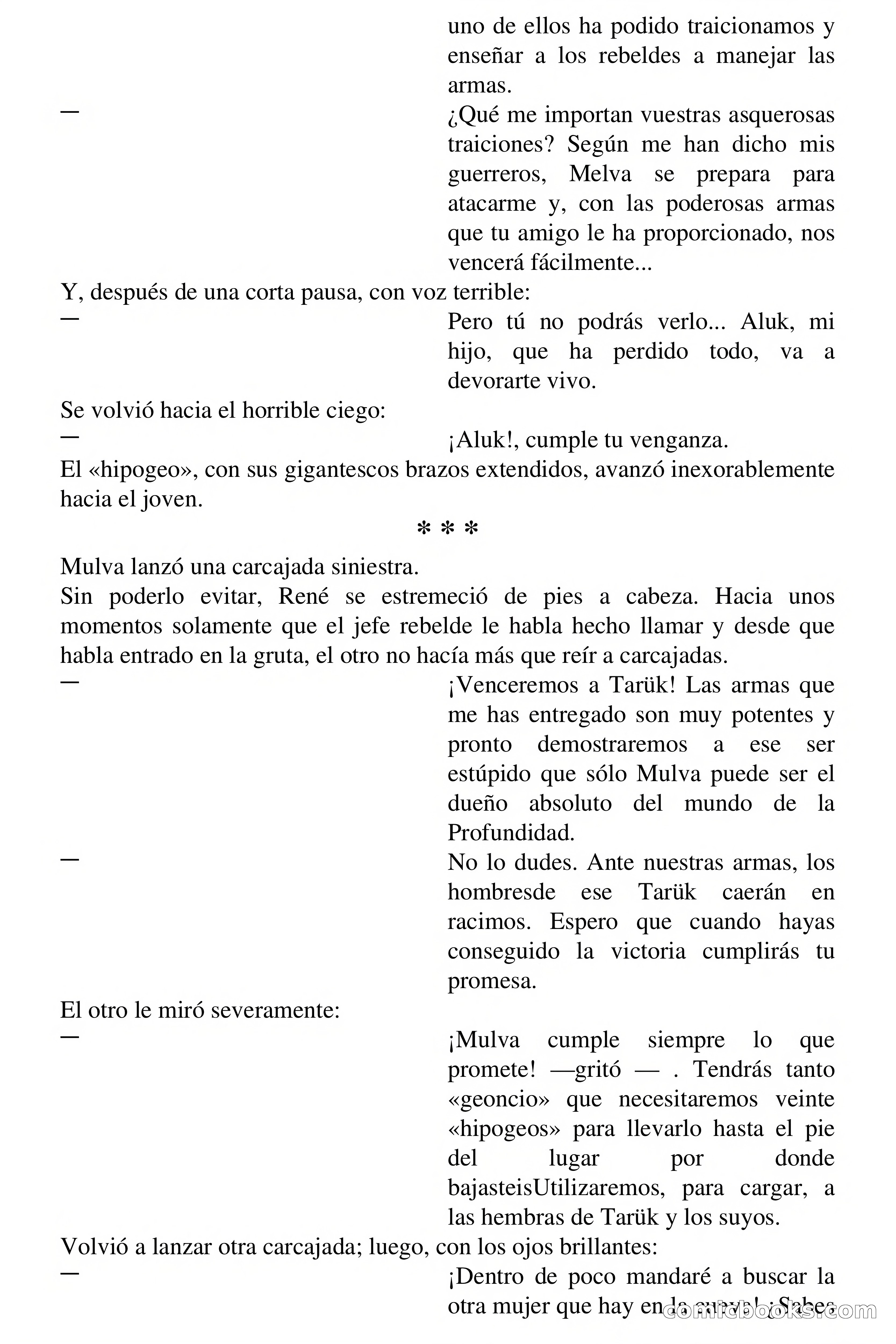La pesadilla de los hipogeos — page 58 of 71