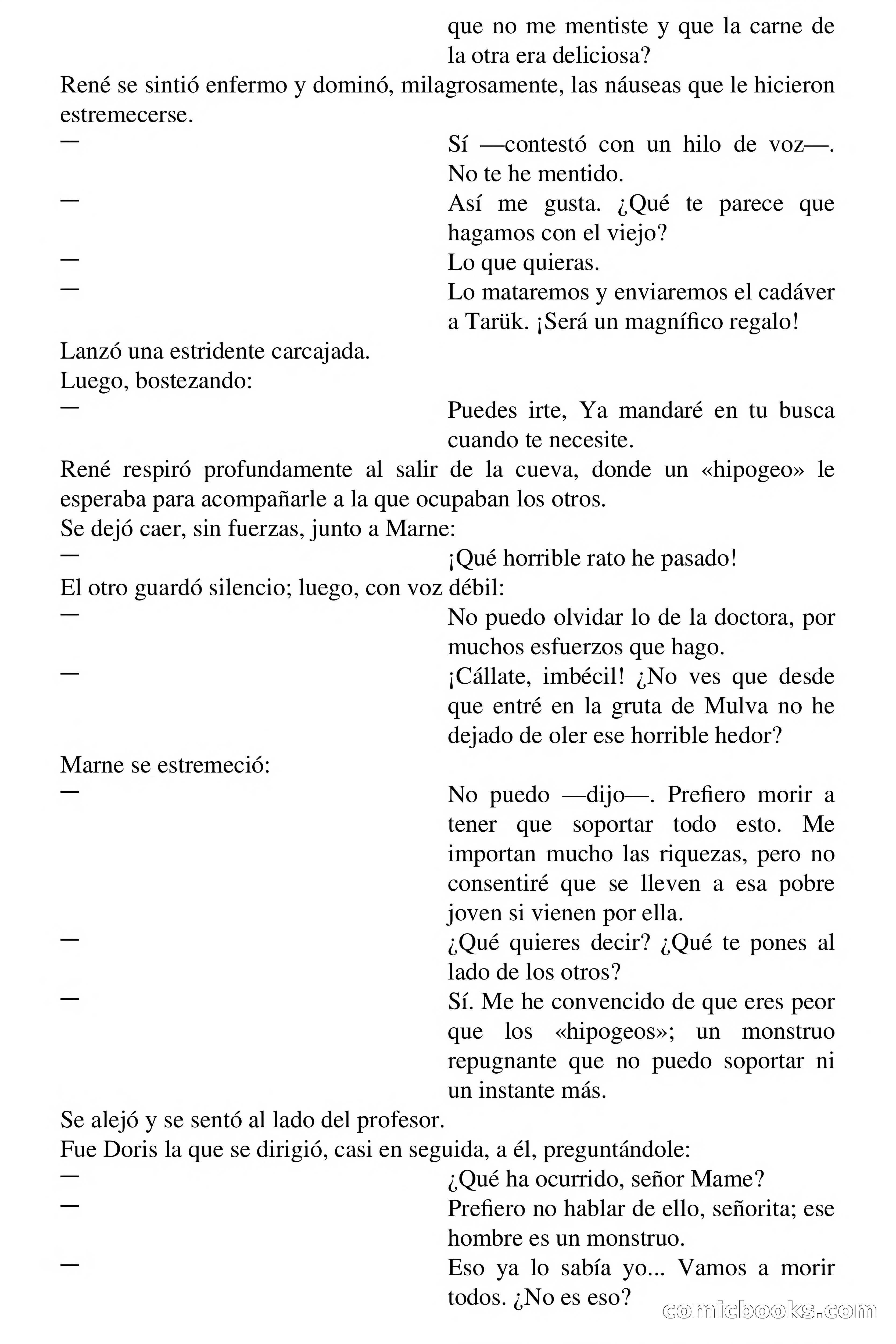 La pesadilla de los hipogeos — page 59 of 71