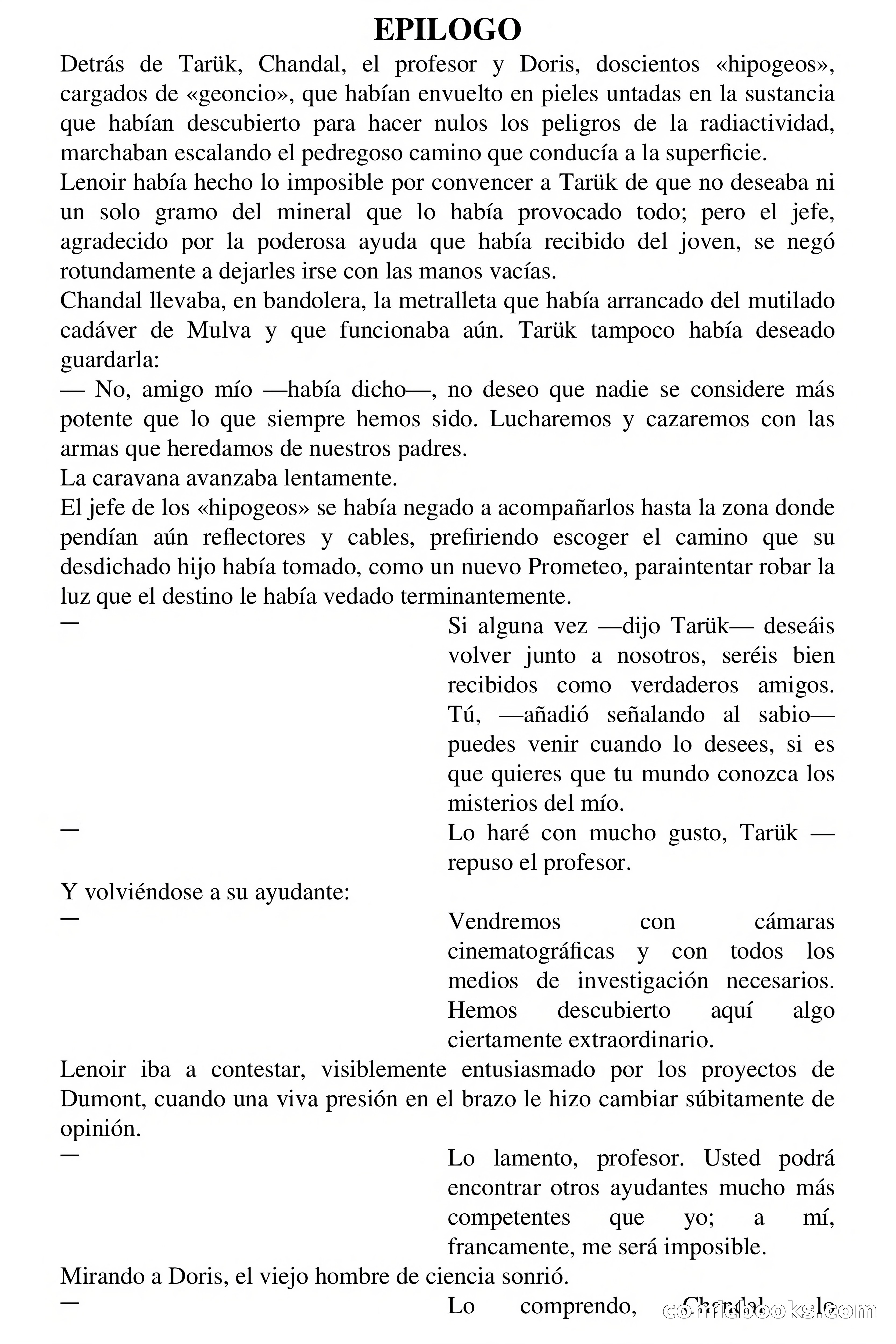 La pesadilla de los hipogeos — page 69 of 71