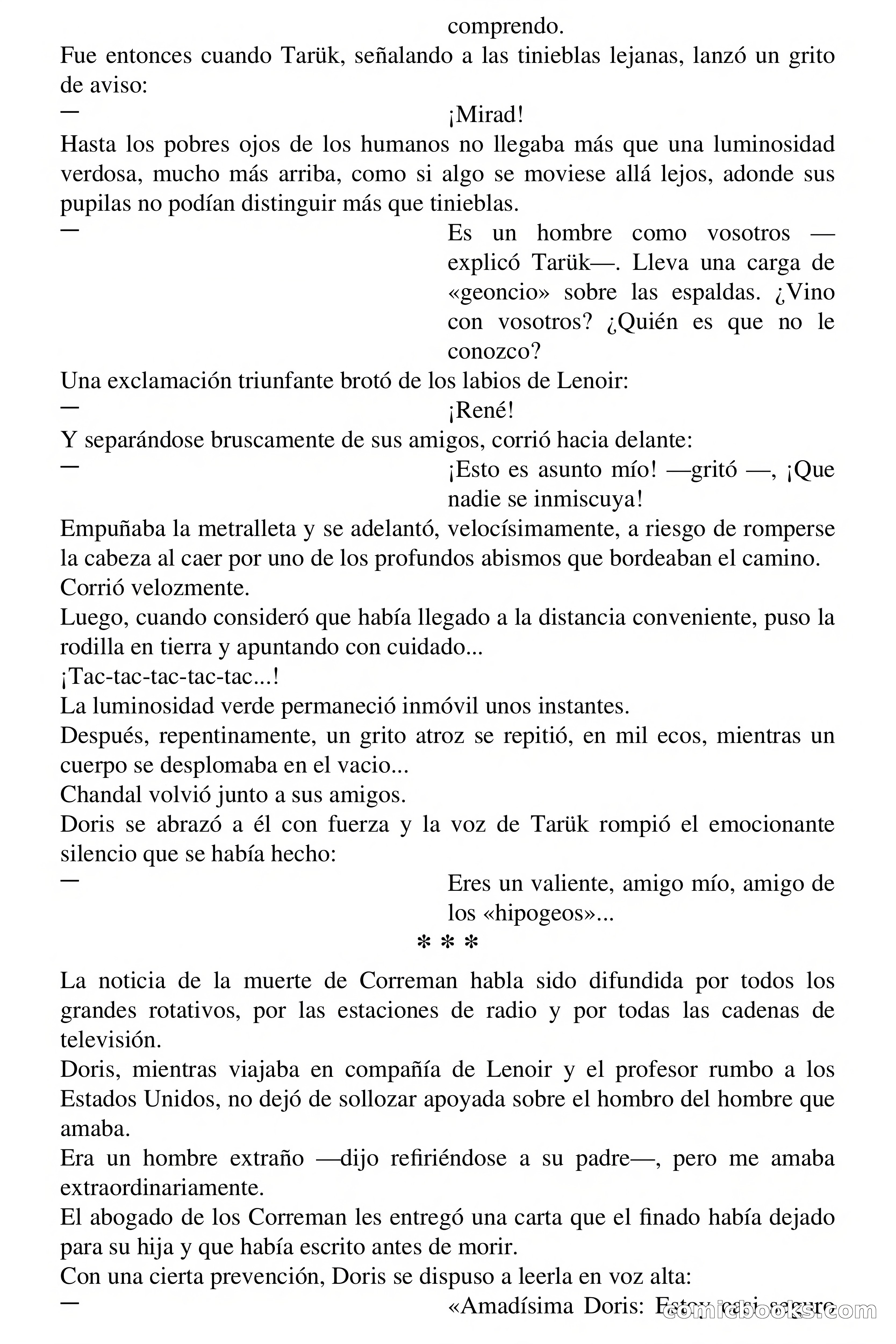 La pesadilla de los hipogeos — page 70 of 71