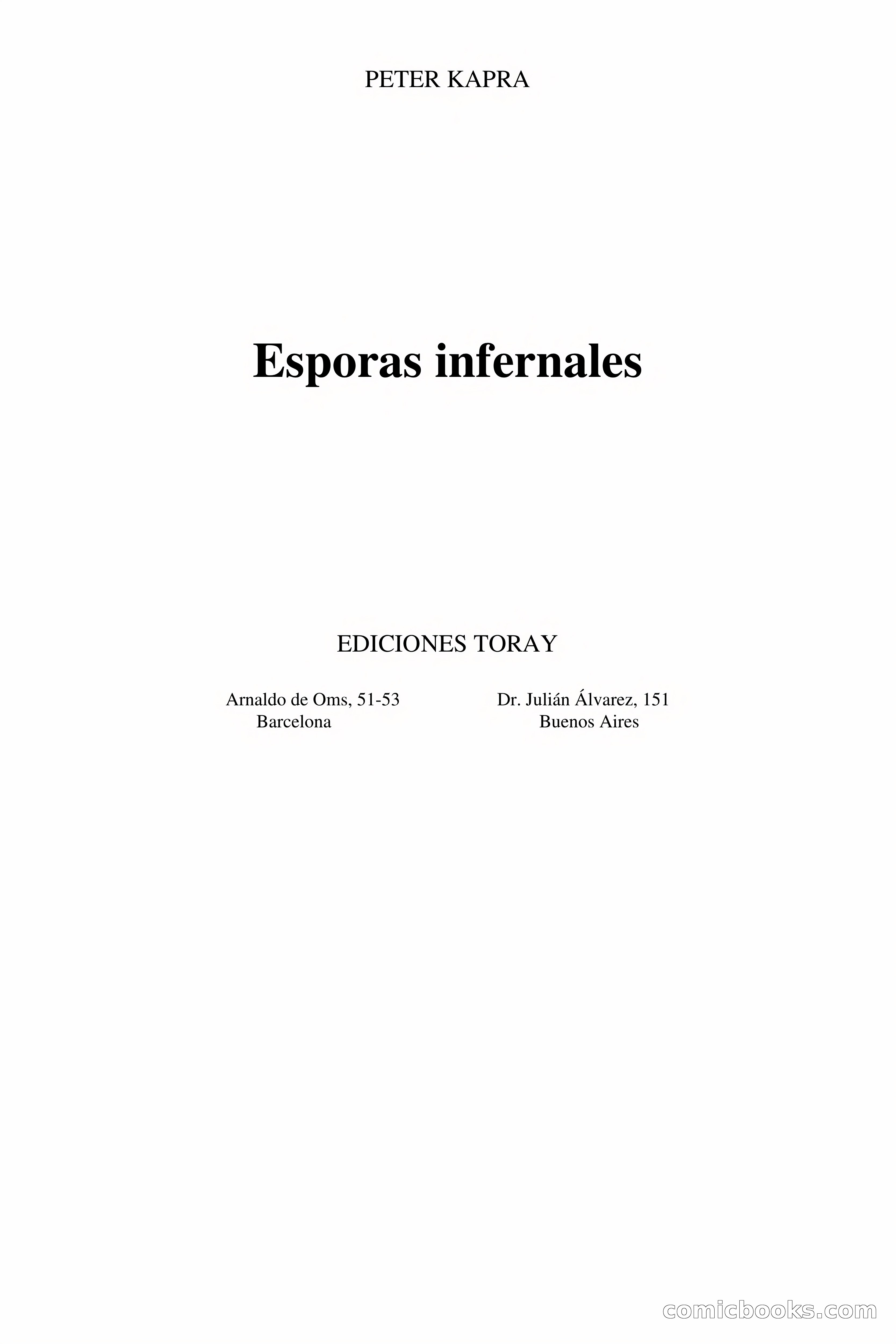 Esporas infernales — page 2 of 89