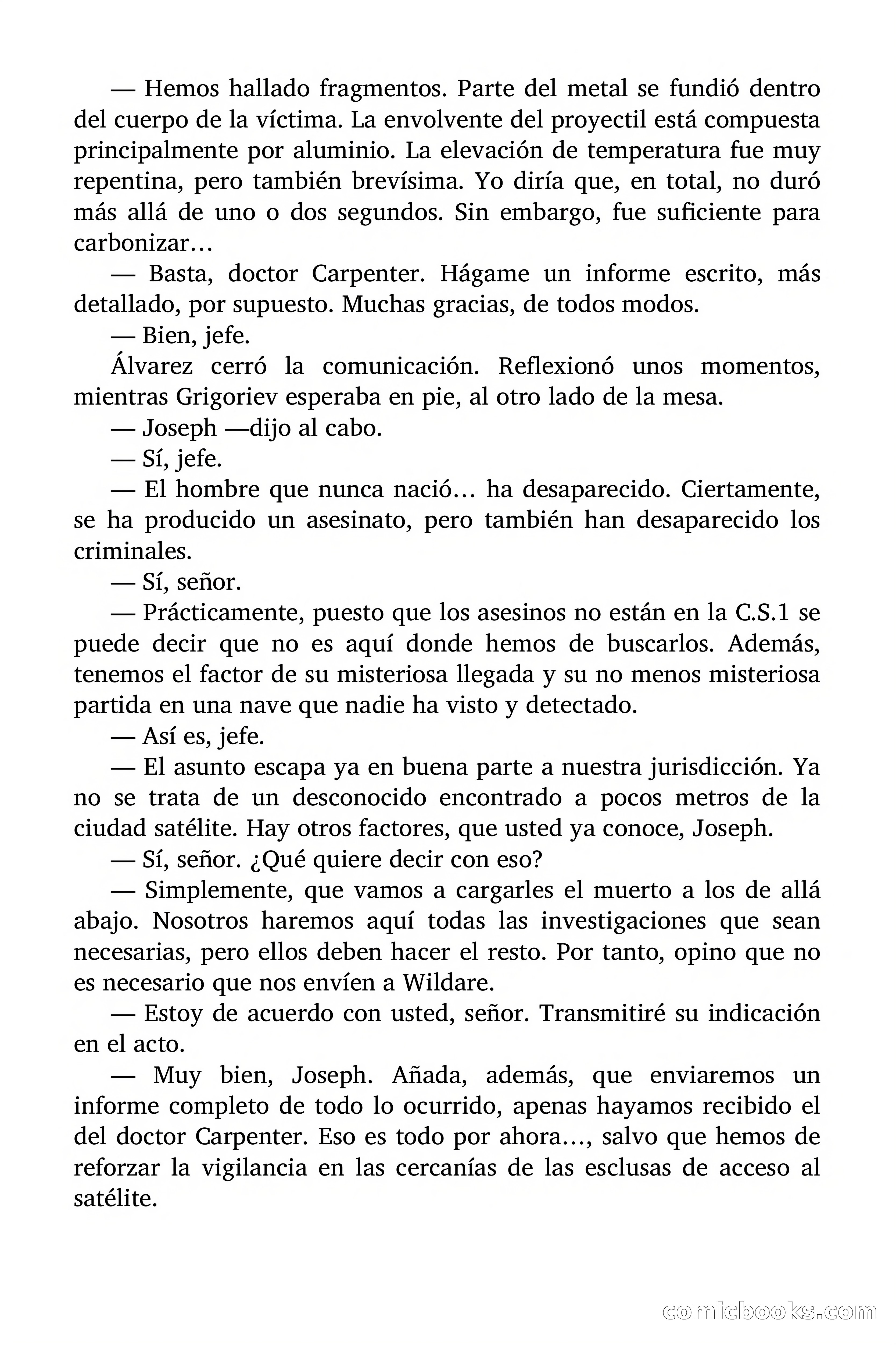 El hombre que nunca nació — page 35 of 98