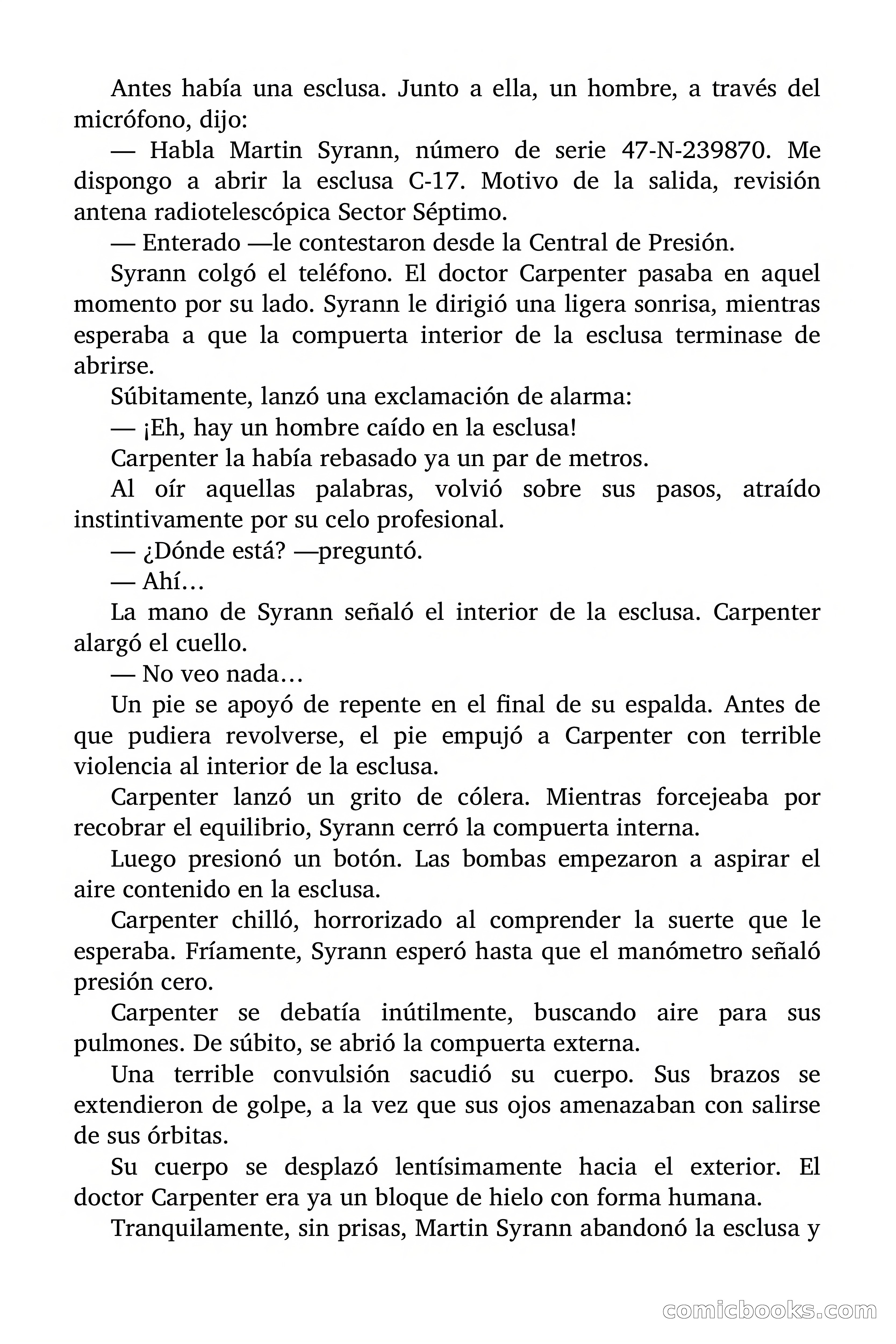El hombre que nunca nació — page 43 of 98