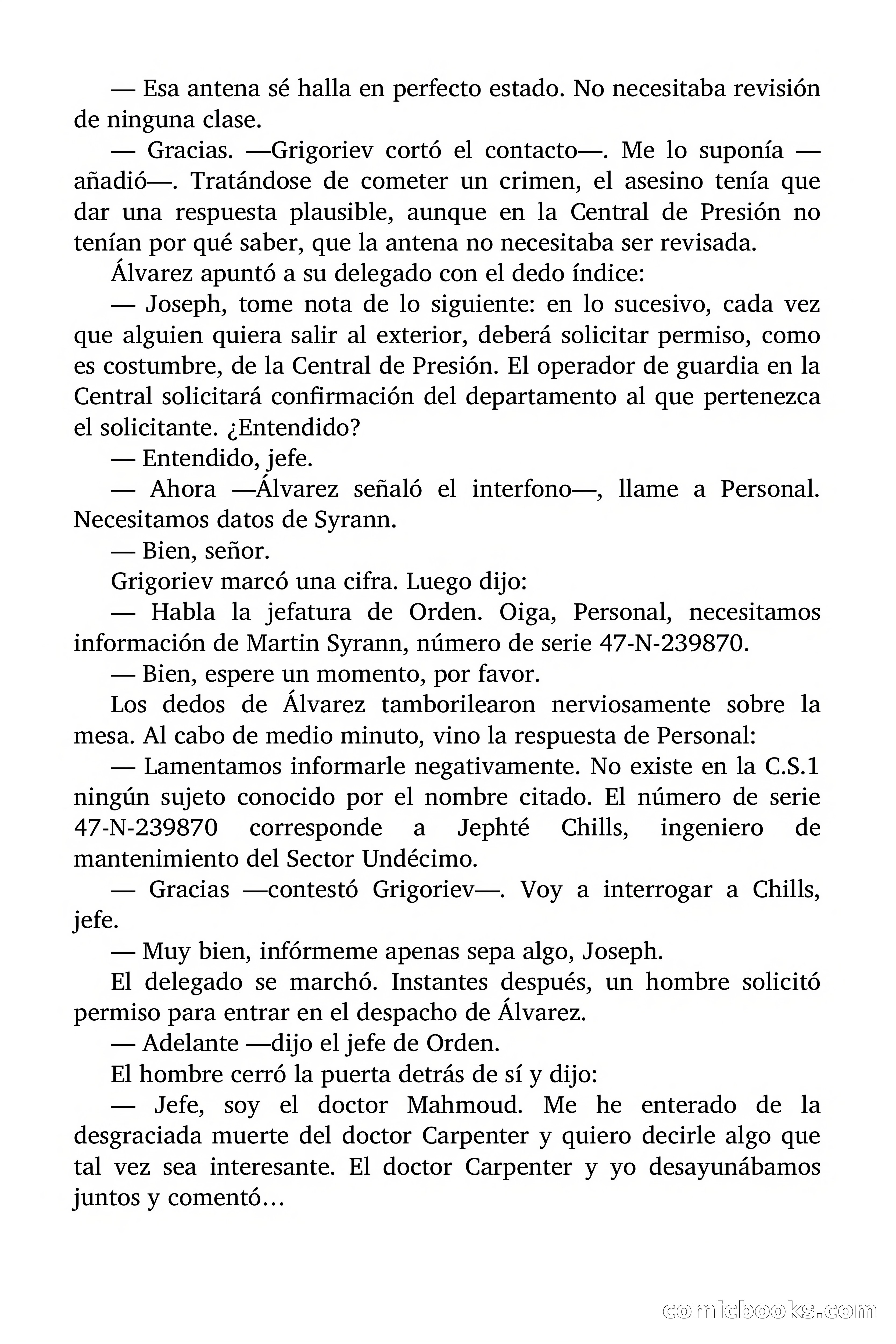 El hombre que nunca nació — page 49 of 98