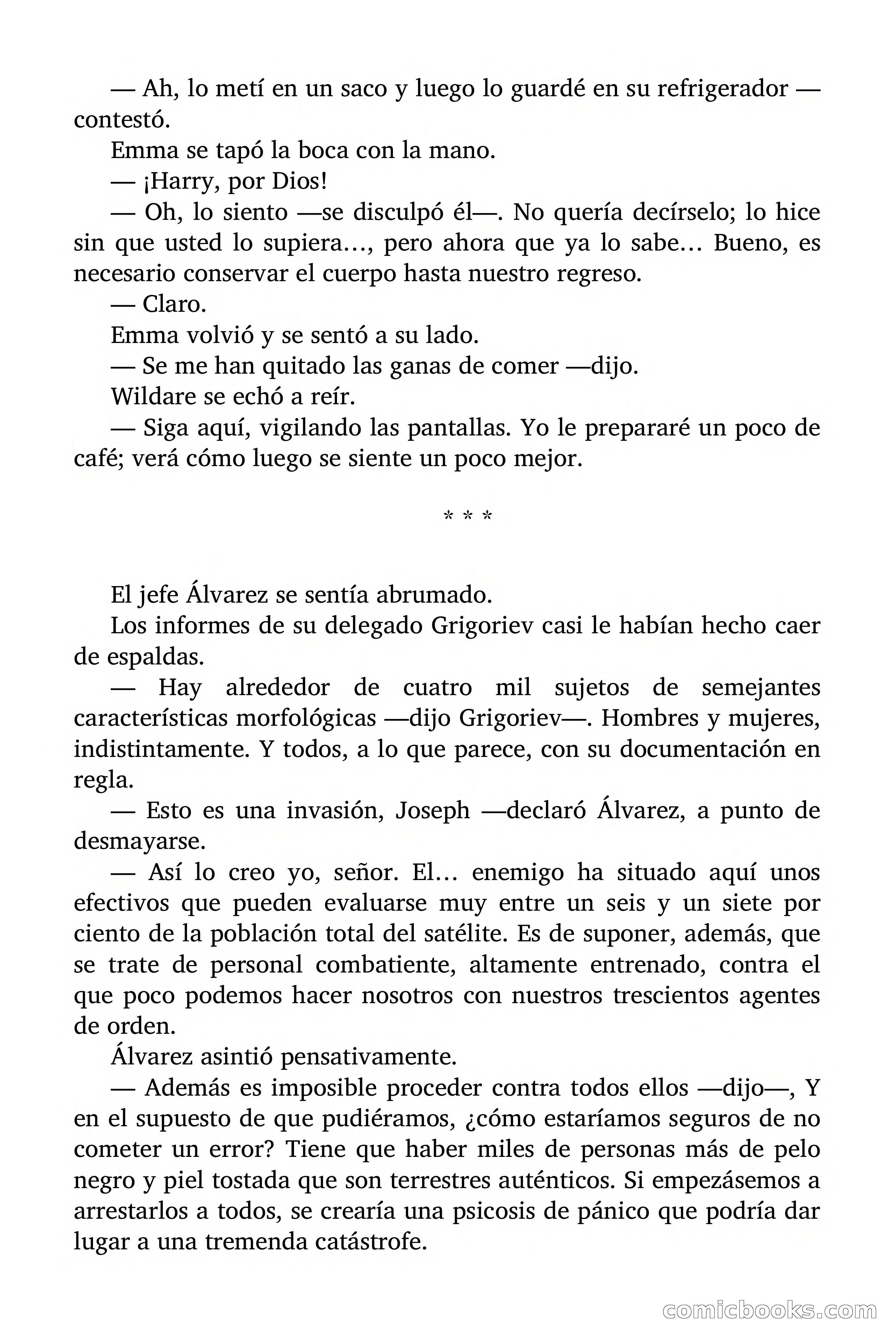 El hombre que nunca nació — page 74 of 98