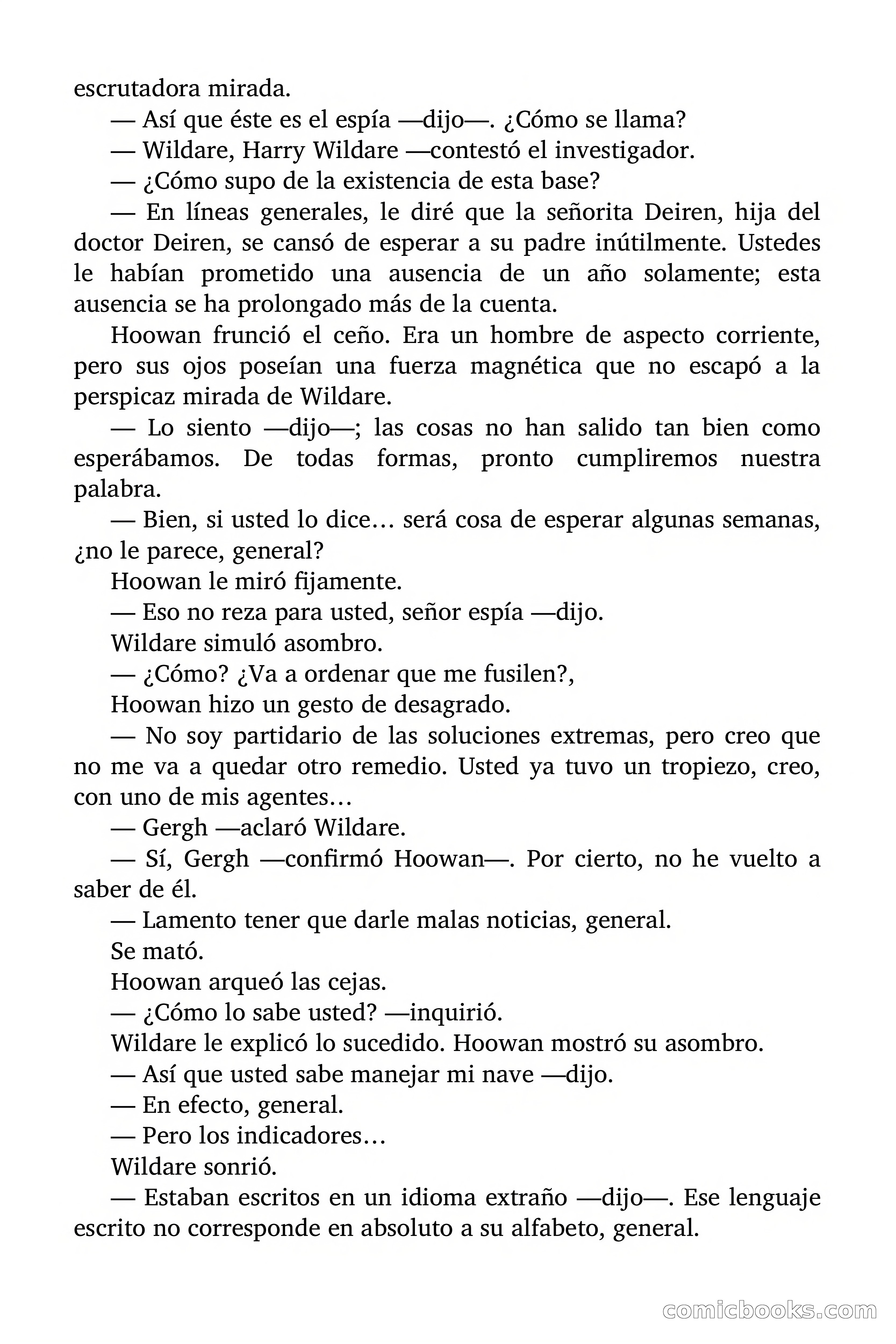 El hombre que nunca nació — page 91 of 98