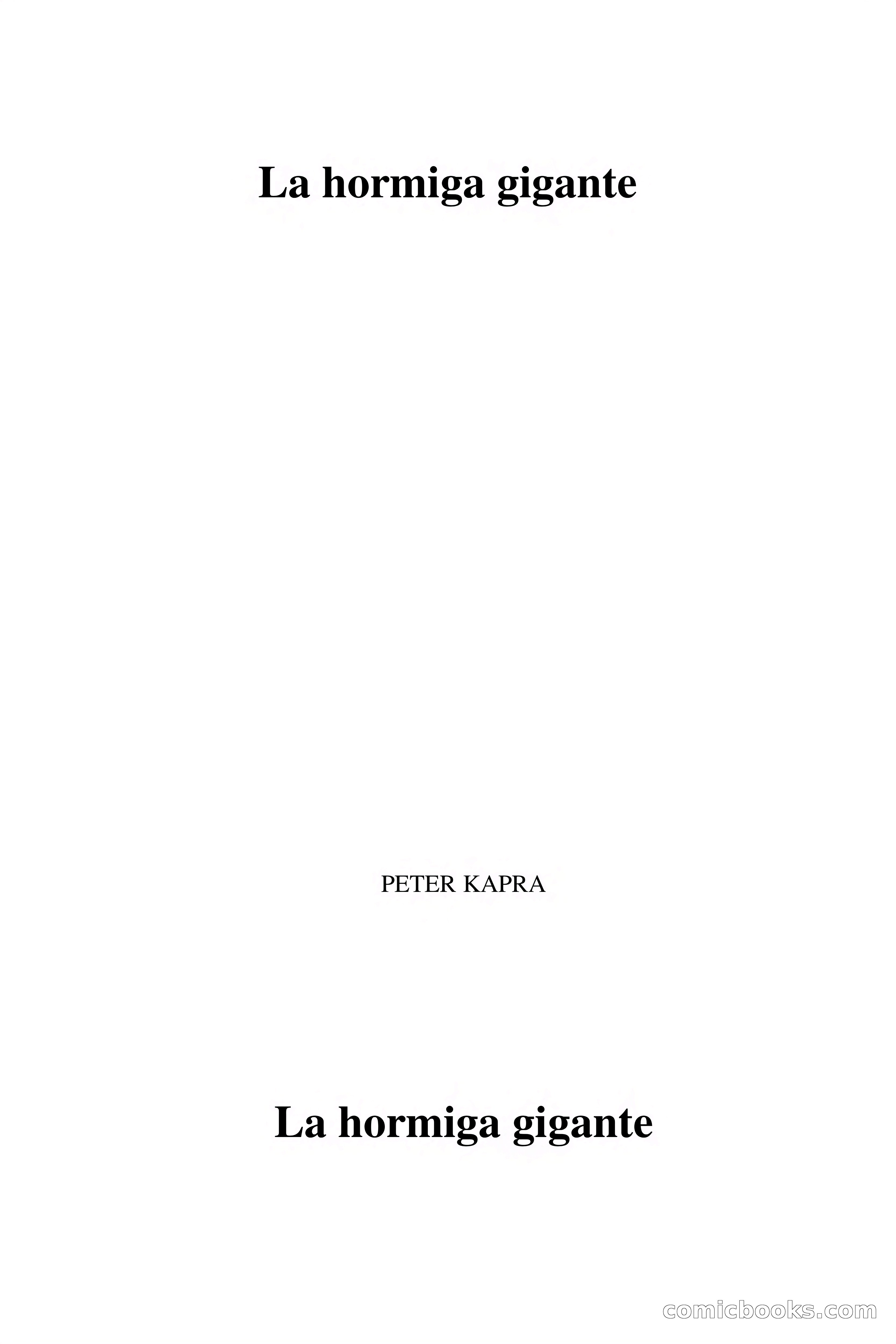La hormiga gigante — page 2 of 77