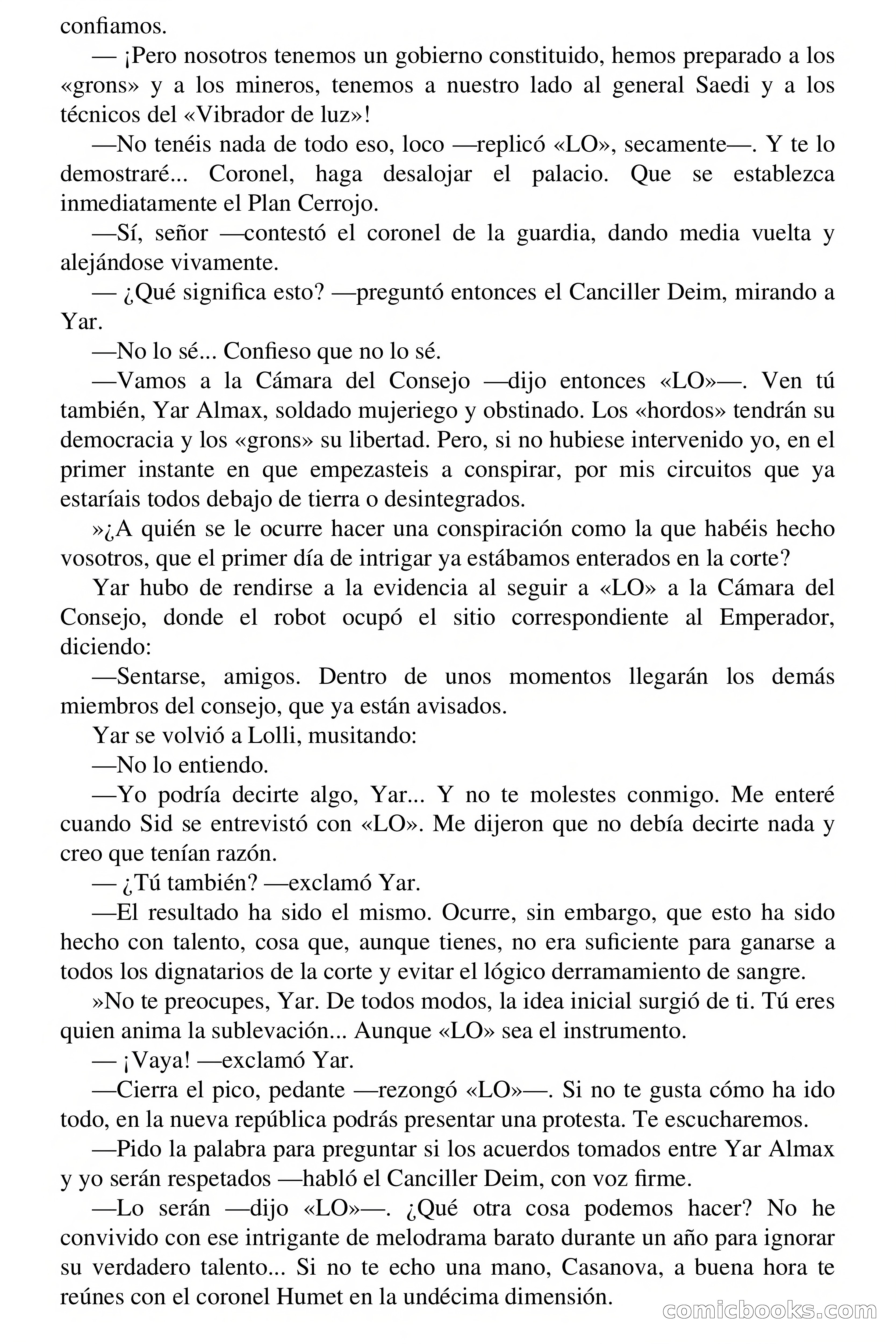 Guerra galáctica — page 58 of 75