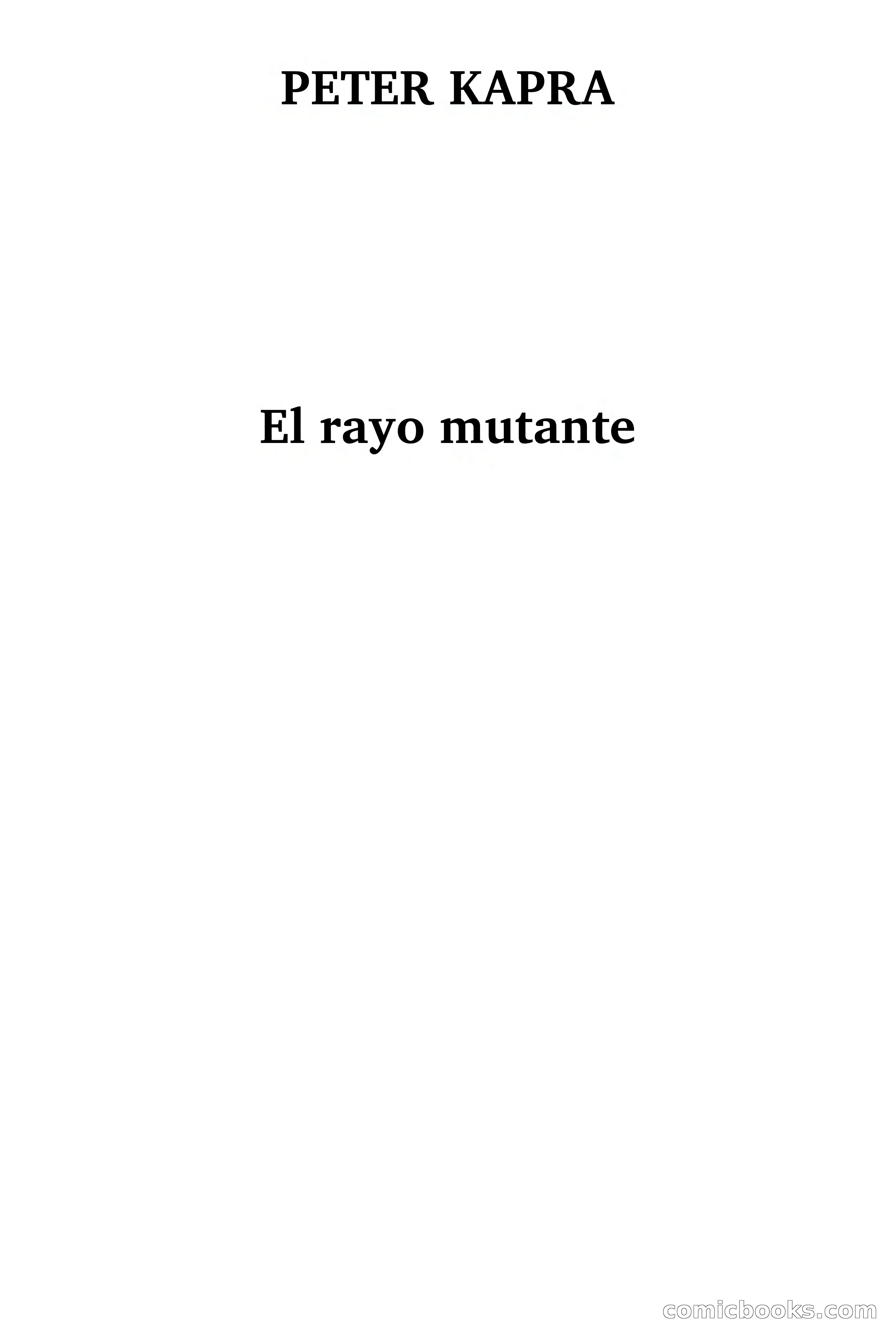 El rayo mutante — page 3 of 90