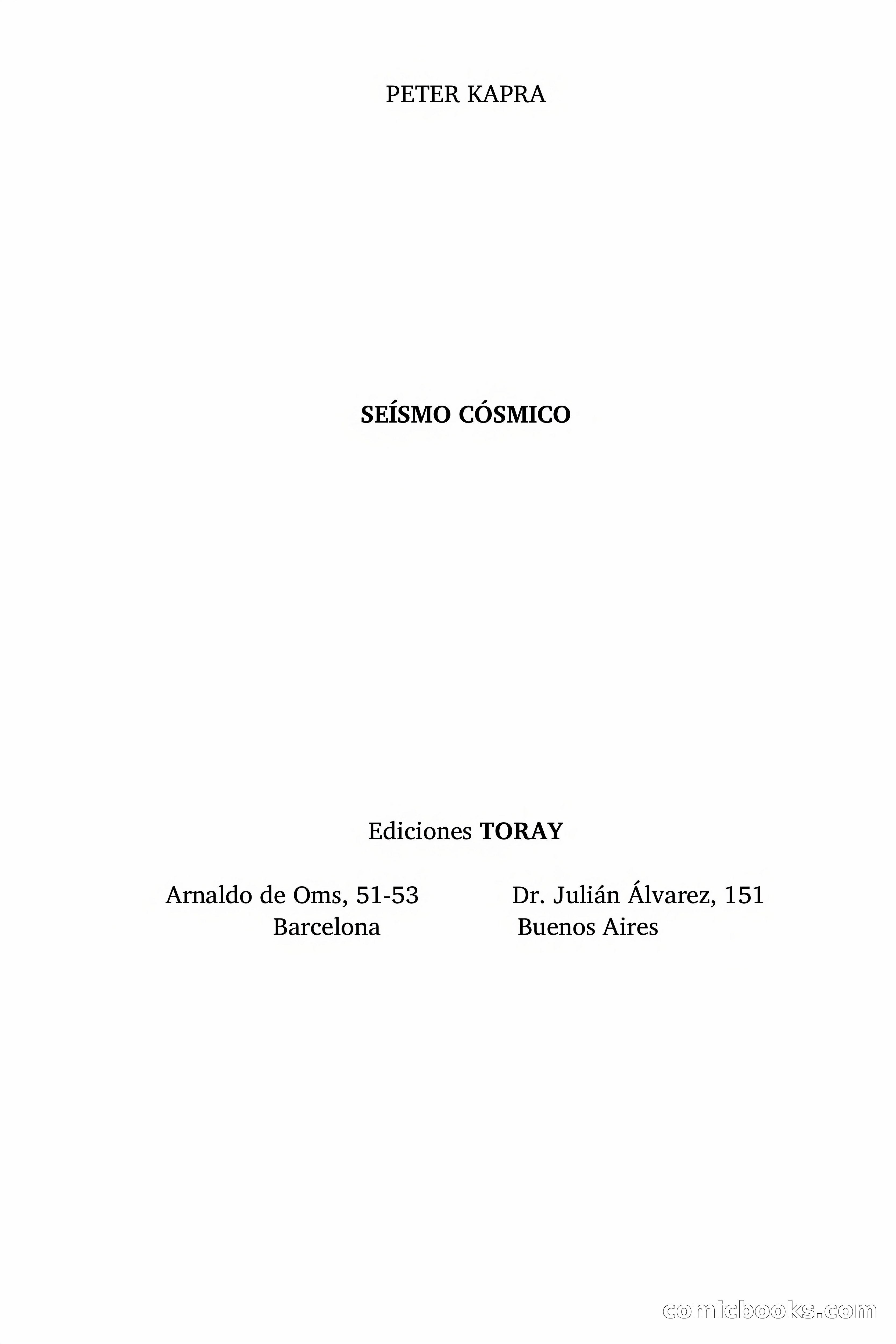 Seísmo cósmico — page 2 of 87