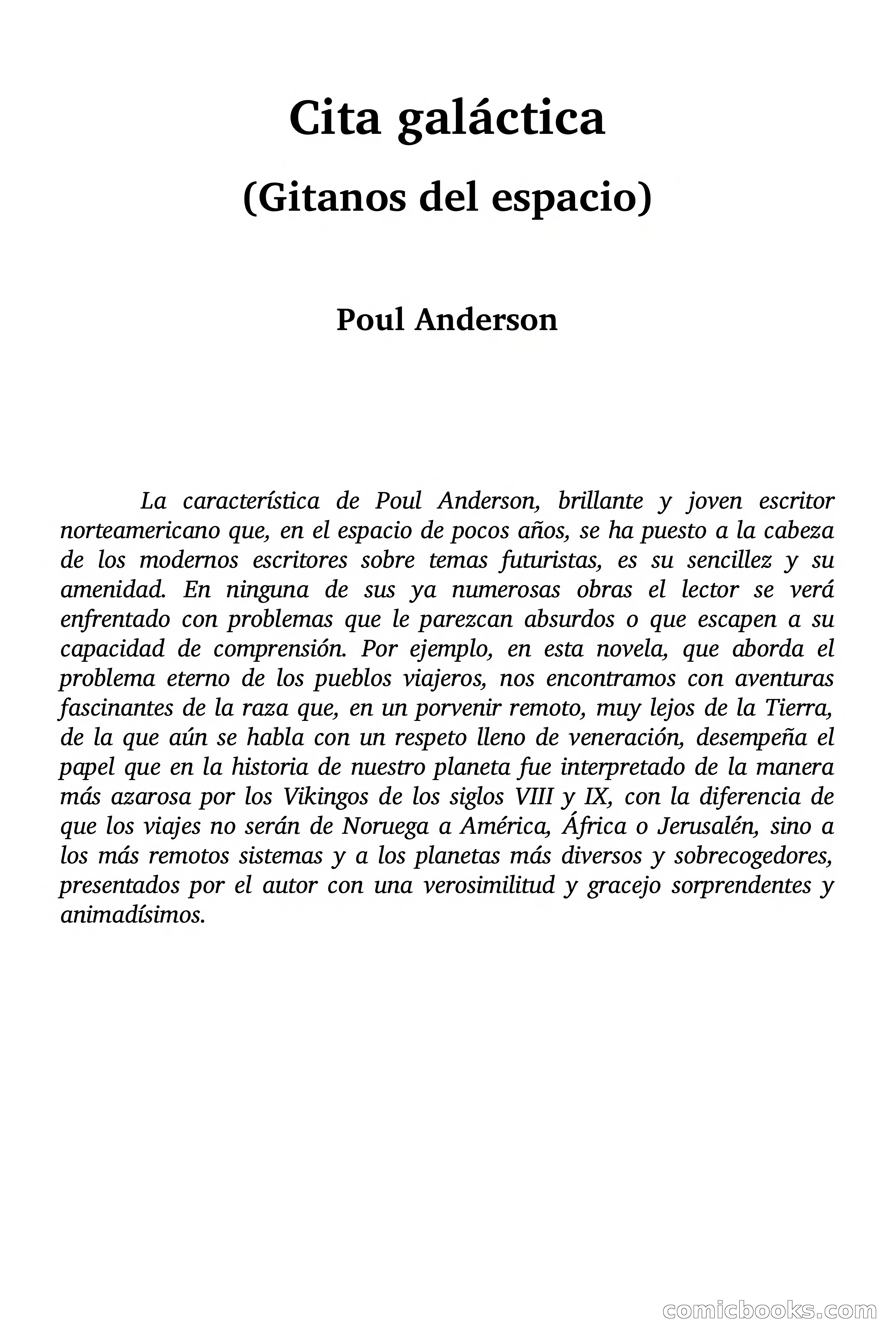 Cita Galáctica (Gitanos del Espacio) — page 2 of 168