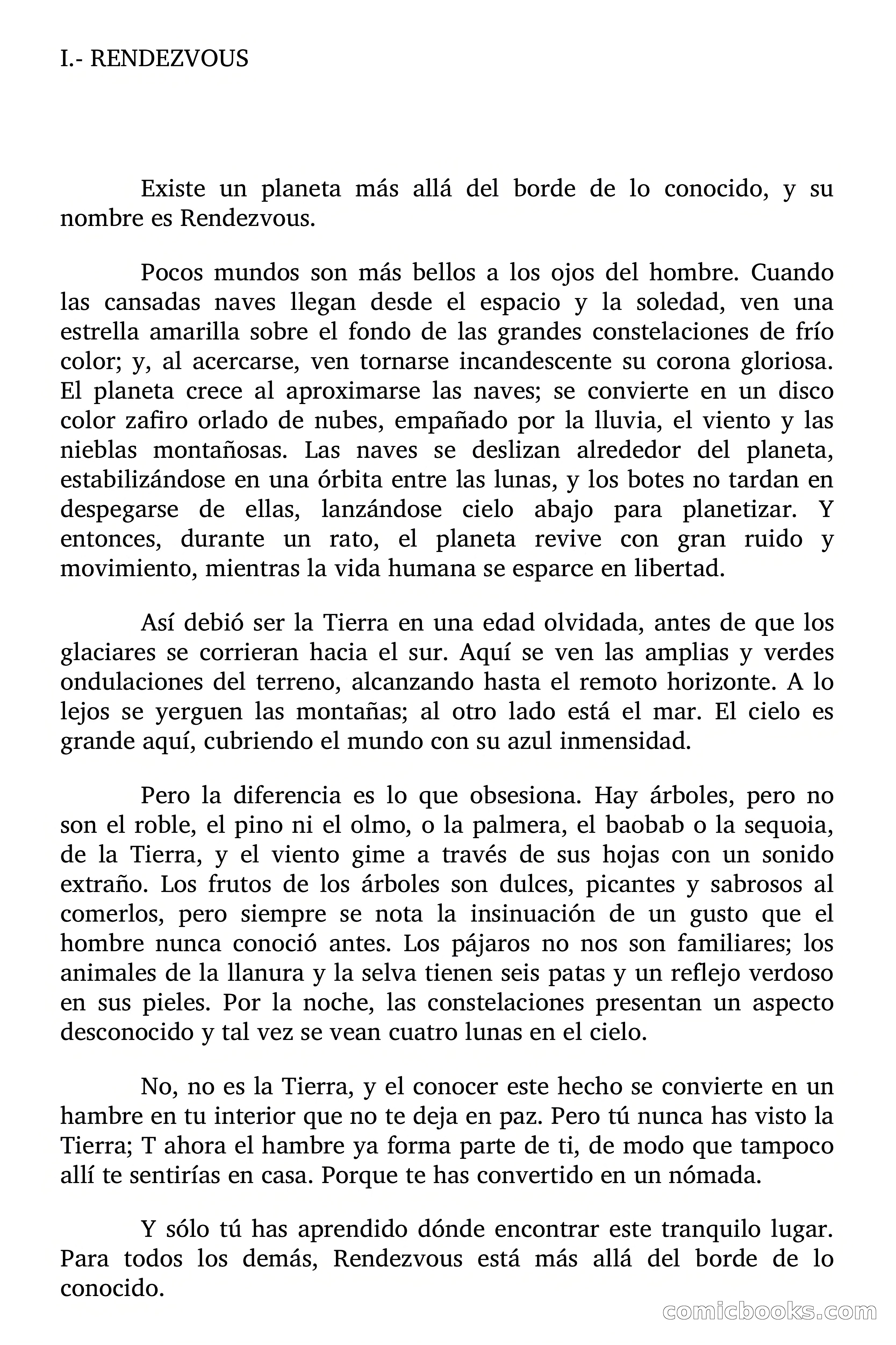 Cita Galáctica (Gitanos del Espacio) — page 3 of 168