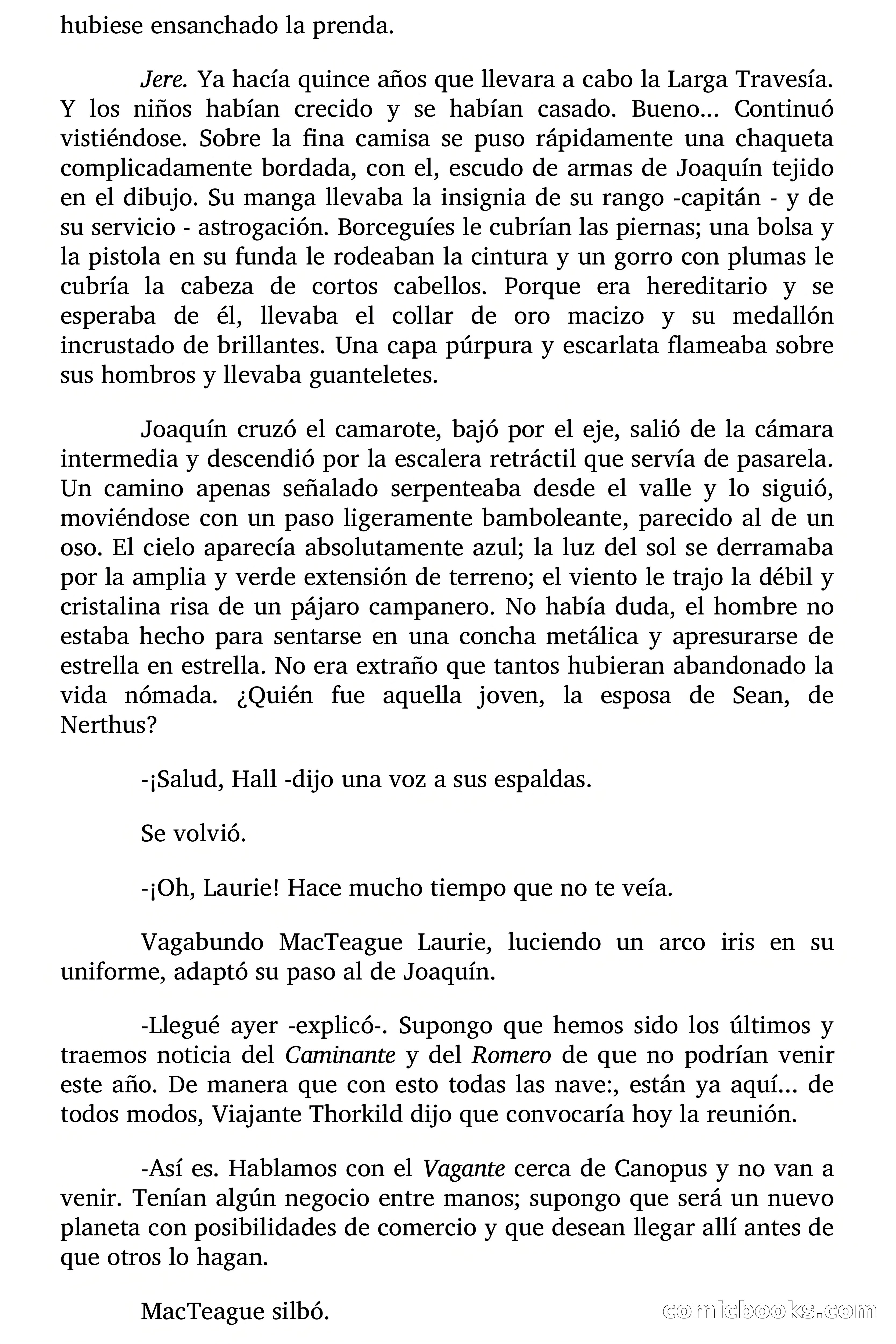 Cita Galáctica (Gitanos del Espacio) — page 6 of 168
