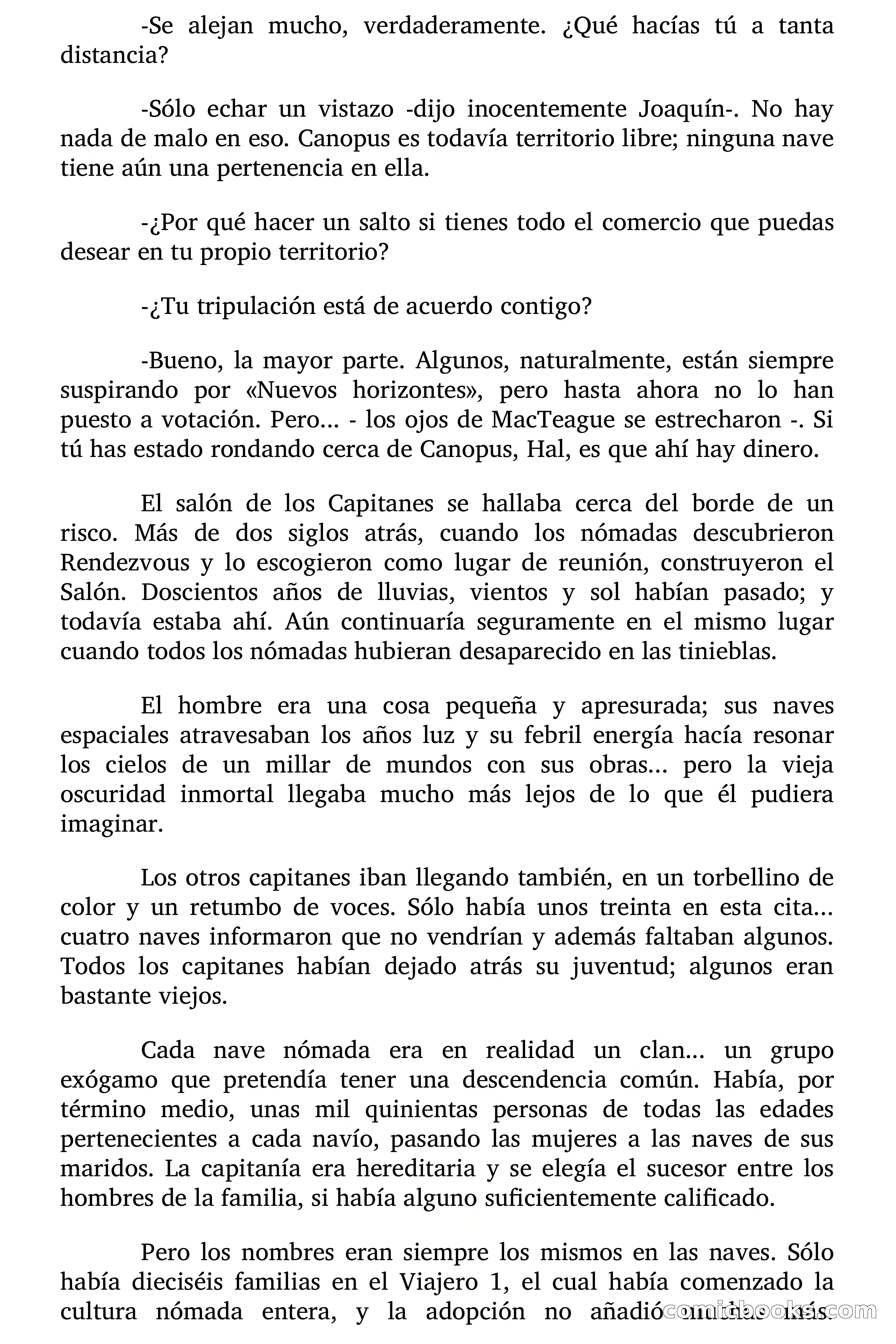 Cita Galáctica (Gitanos del Espacio) — page 7 of 168