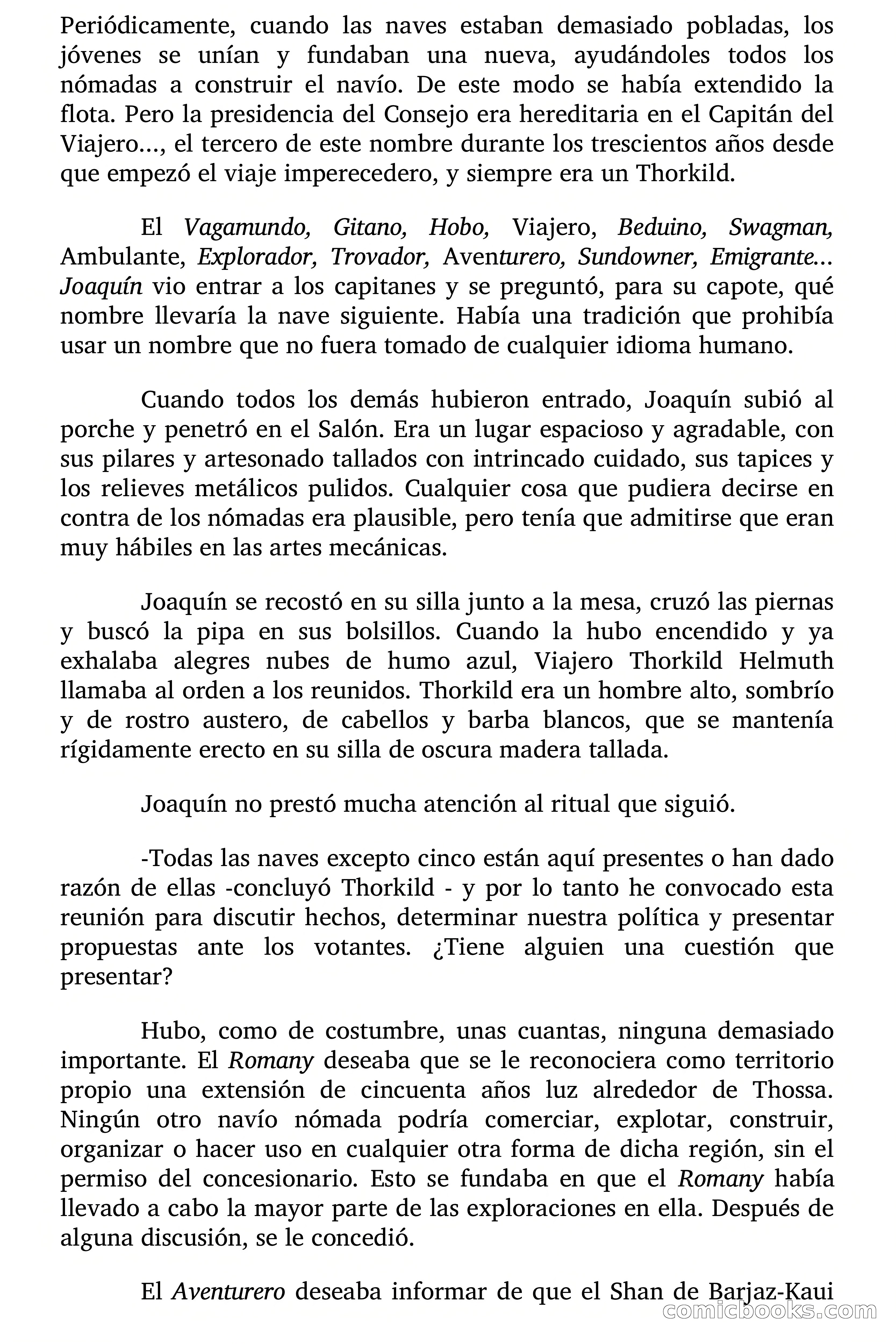 Cita Galáctica (Gitanos del Espacio) — page 8 of 168