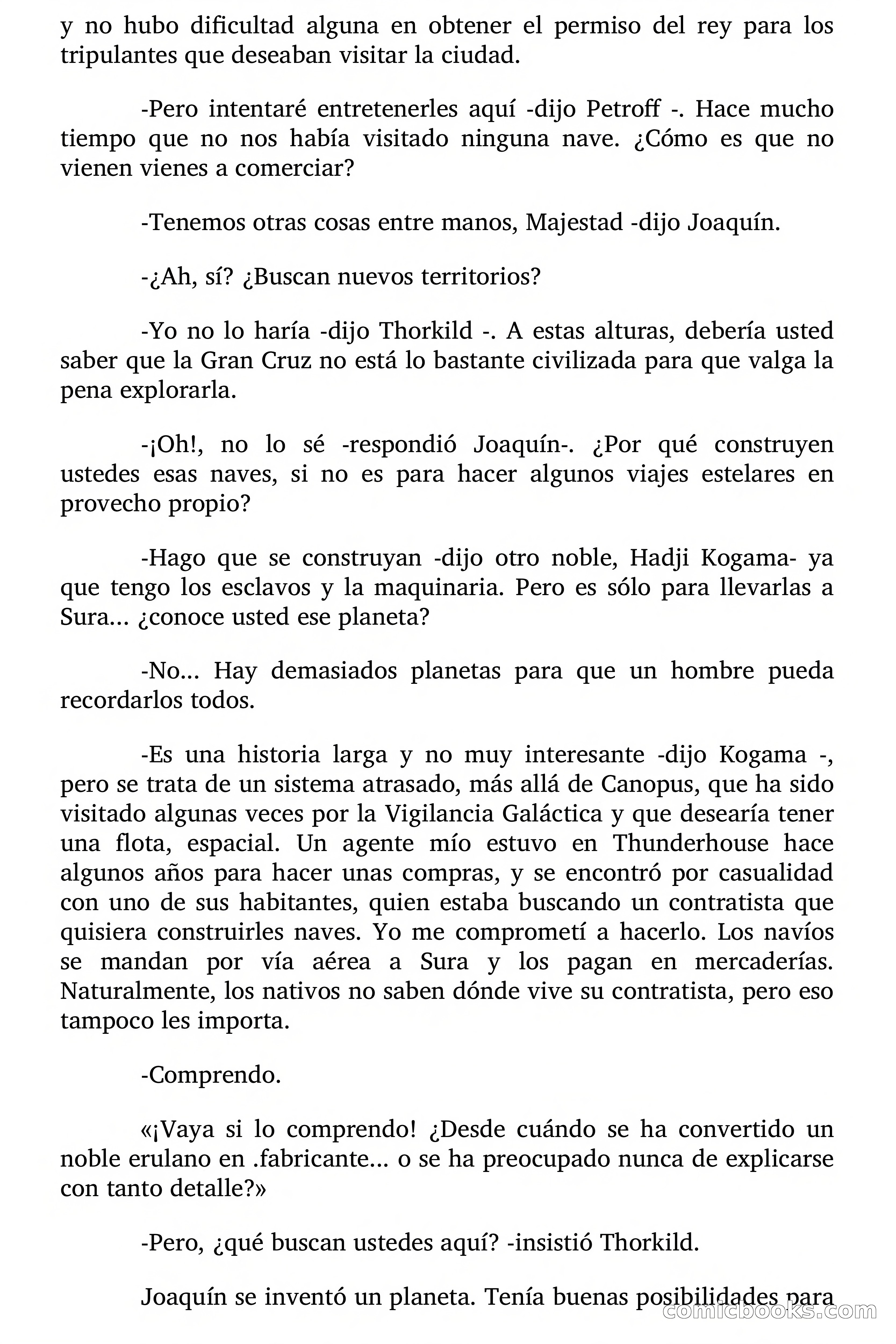 Cita Galáctica (Gitanos del Espacio) — page 70 of 168