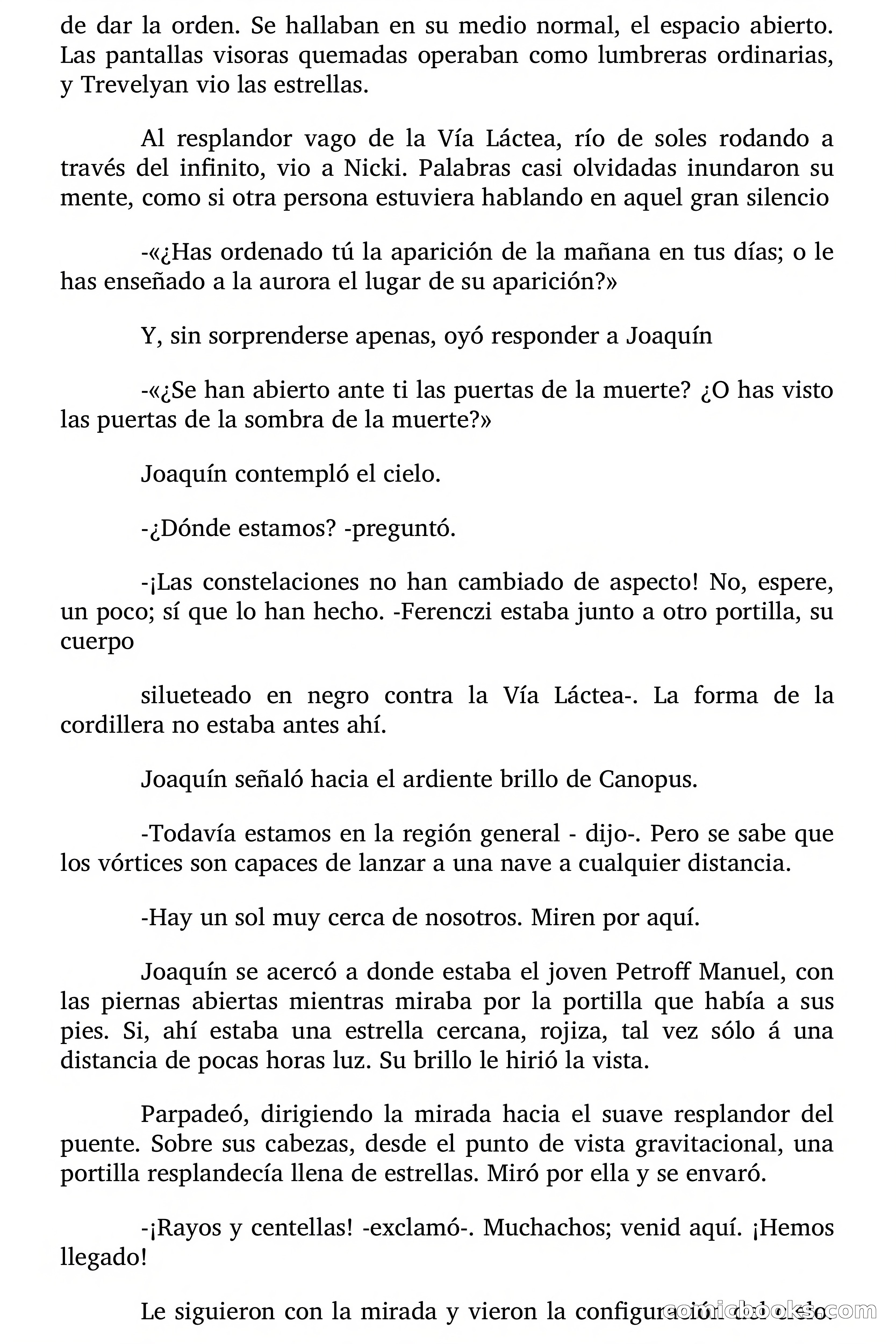 Cita Galáctica (Gitanos del Espacio) — page 105 of 168