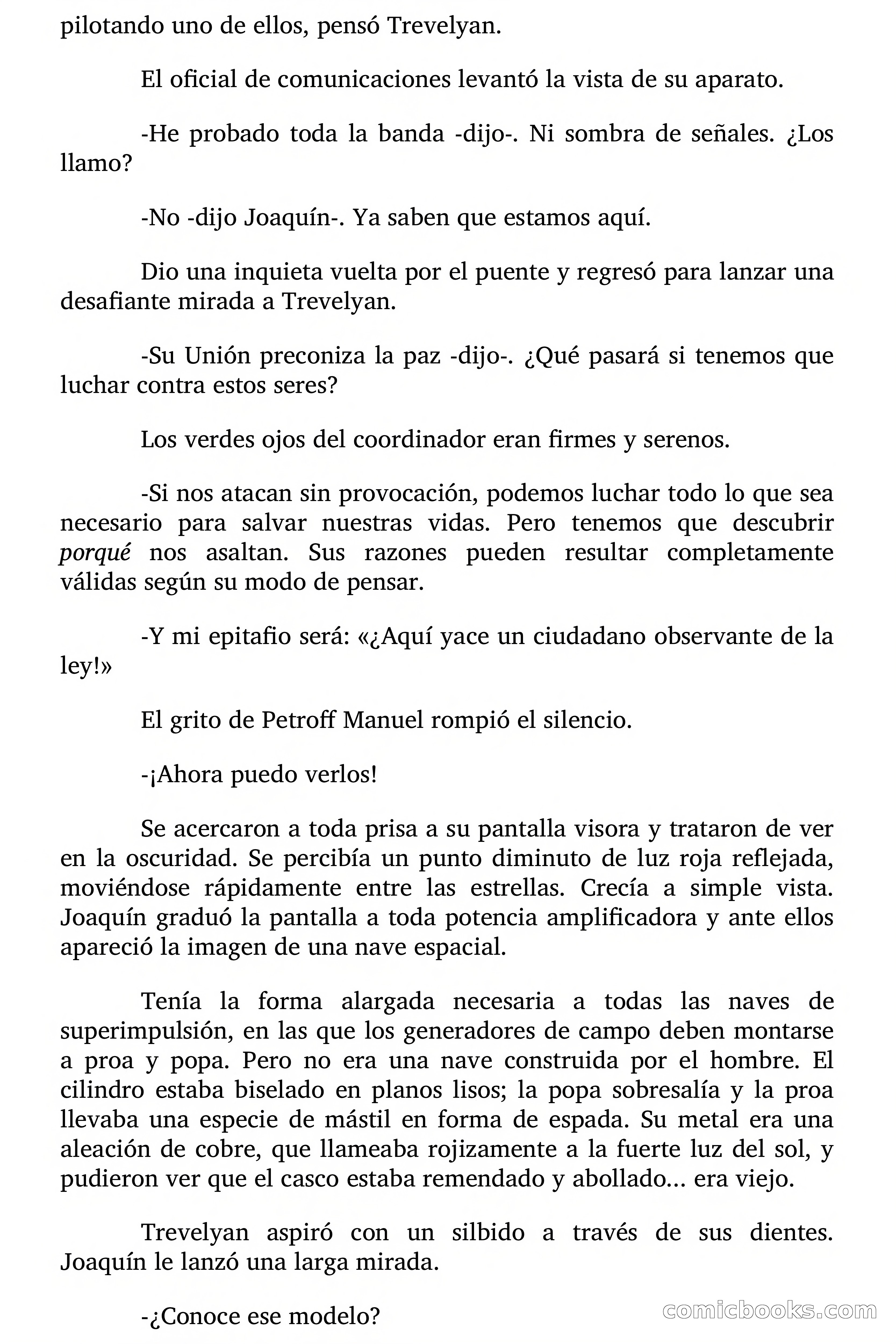 Cita Galáctica (Gitanos del Espacio) — page 111 of 168