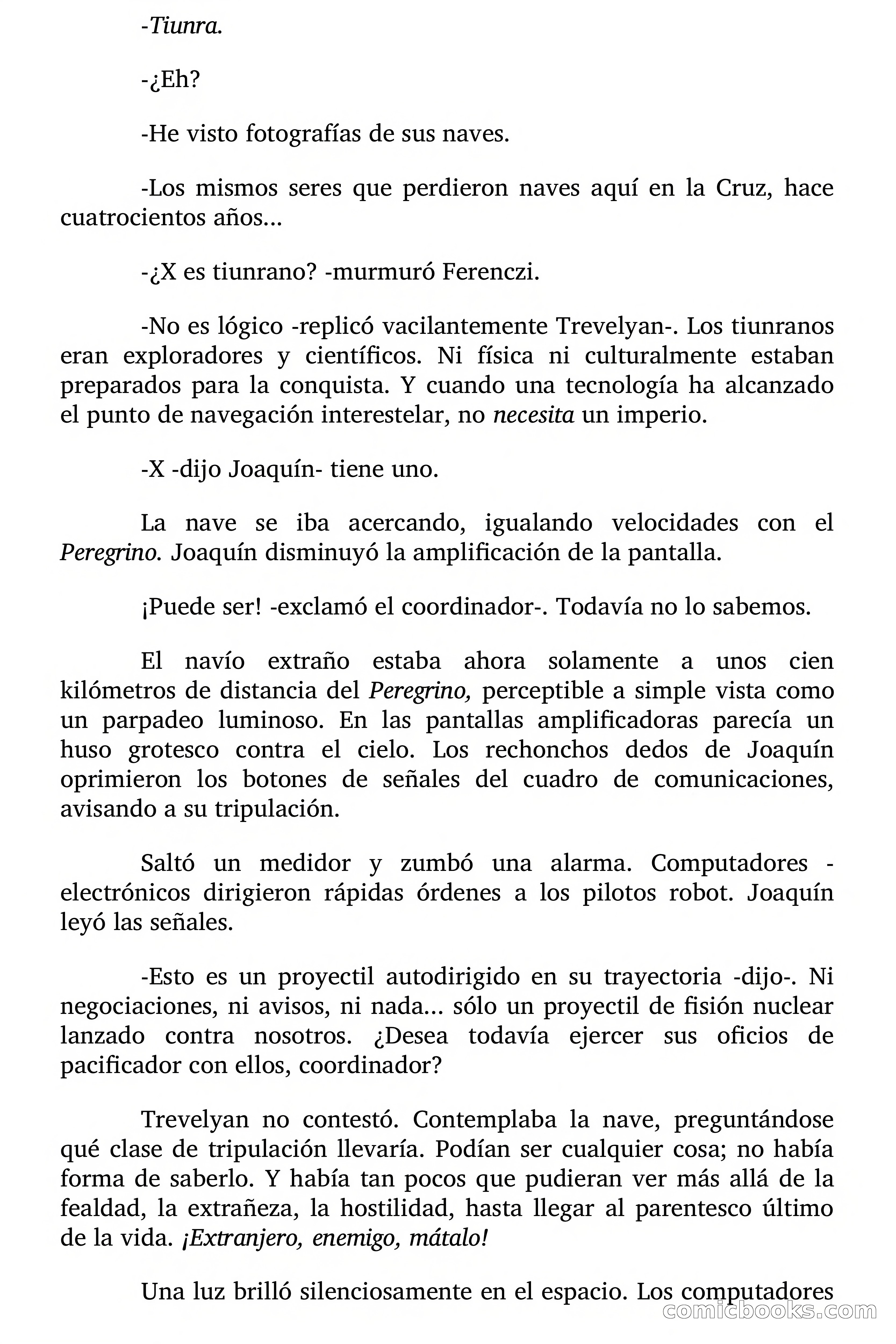 Cita Galáctica (Gitanos del Espacio) — page 112 of 168