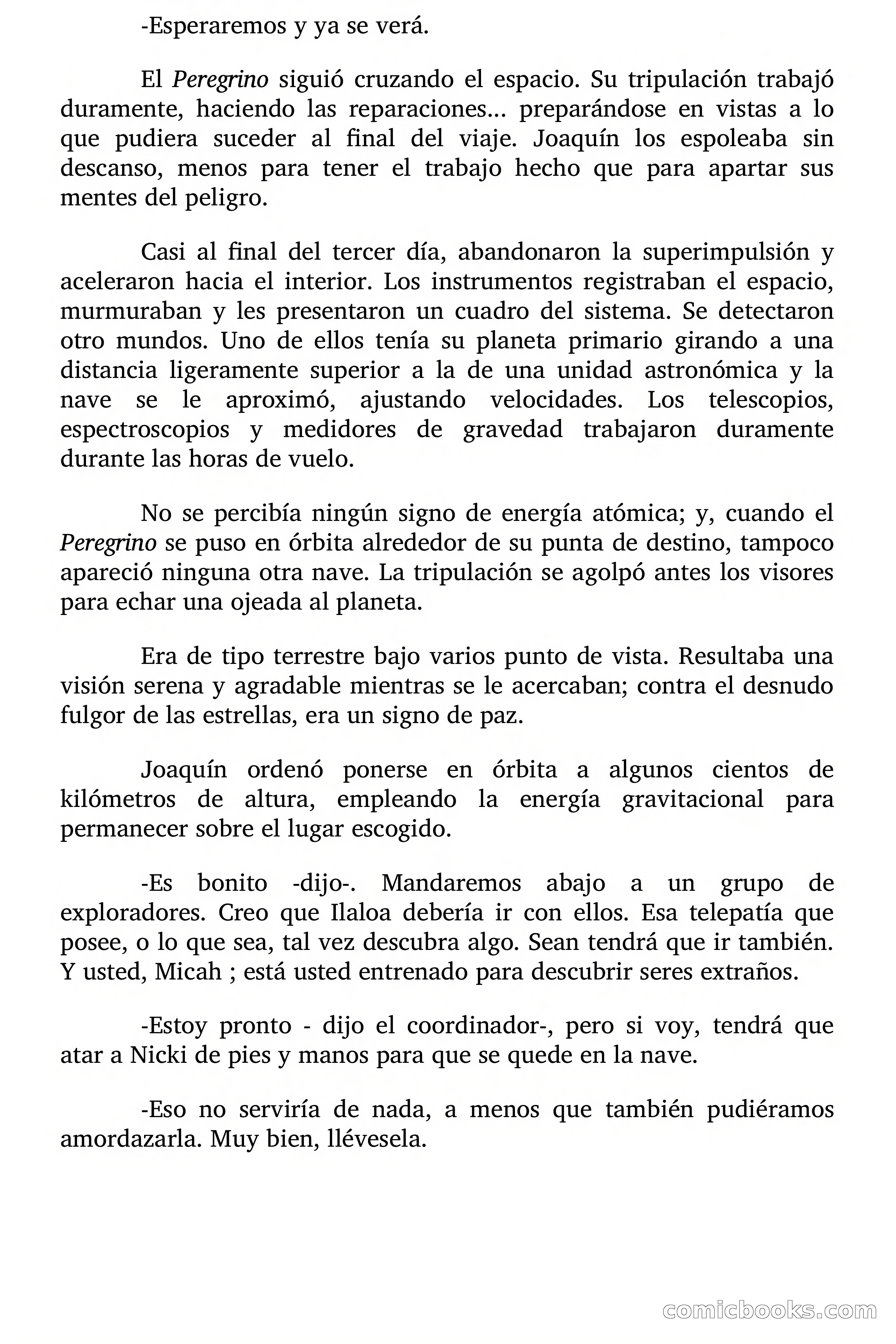 Cita Galáctica (Gitanos del Espacio) — page 117 of 168