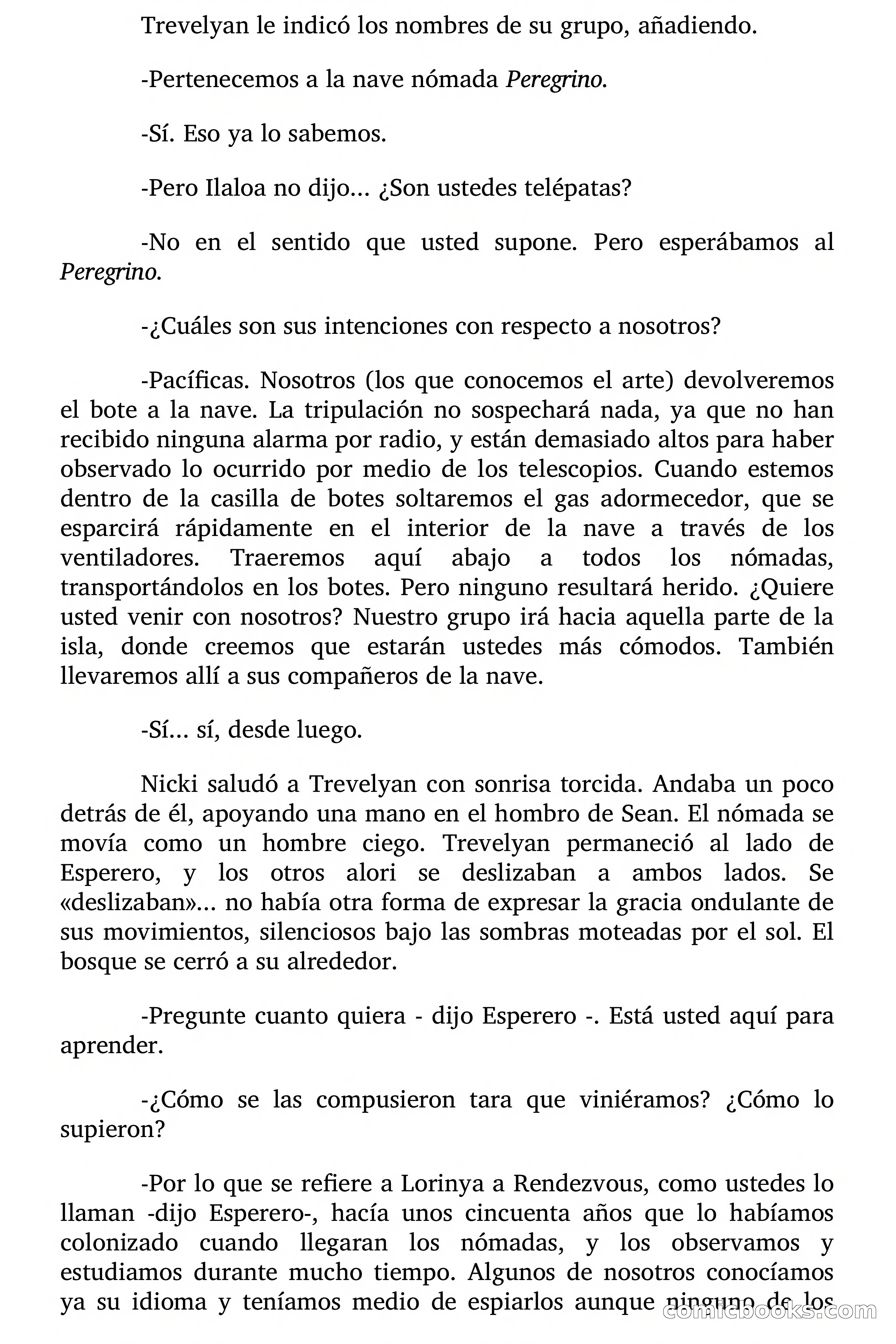 Cita Galáctica (Gitanos del Espacio) — page 126 of 168