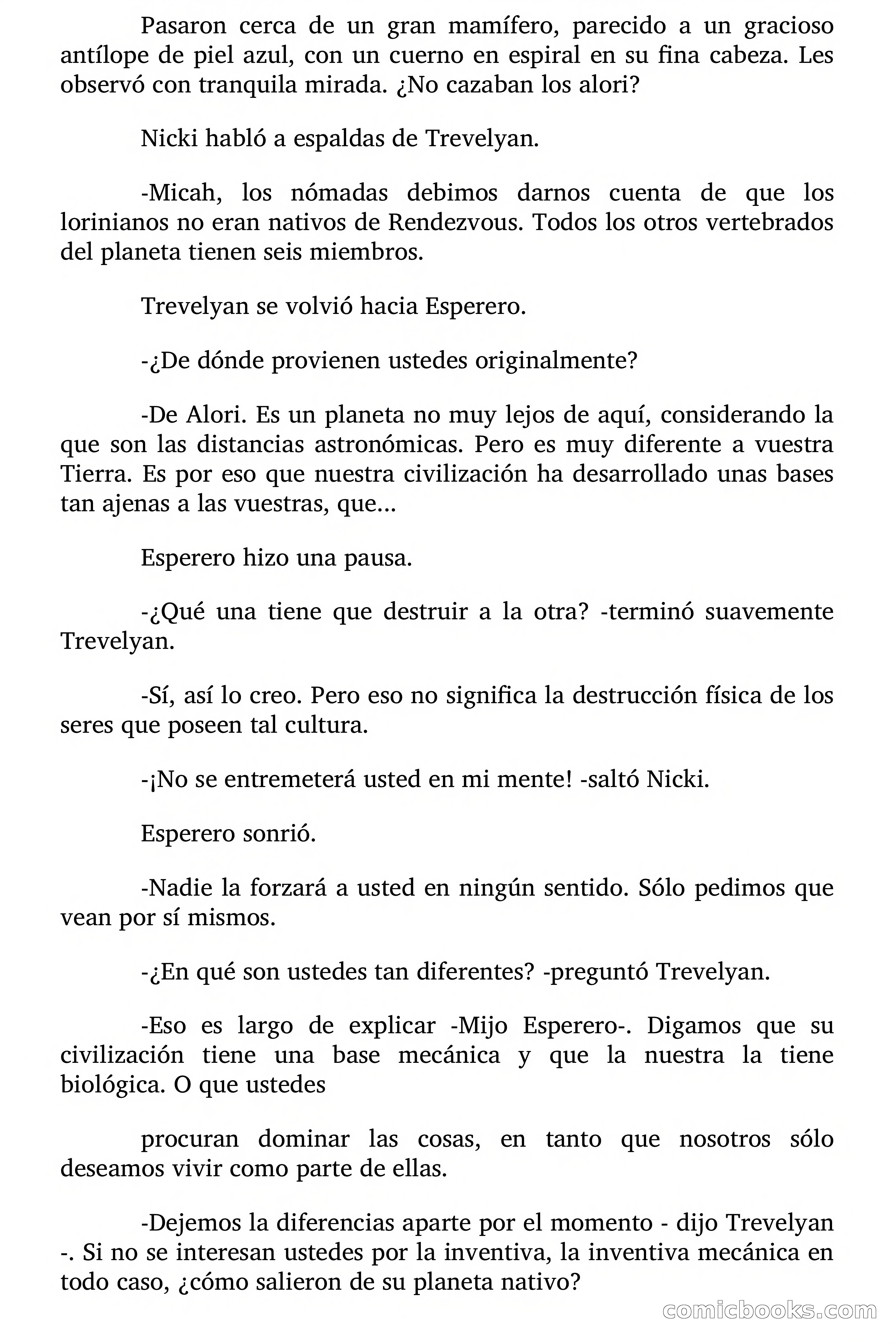 Cita Galáctica (Gitanos del Espacio) — page 129 of 168