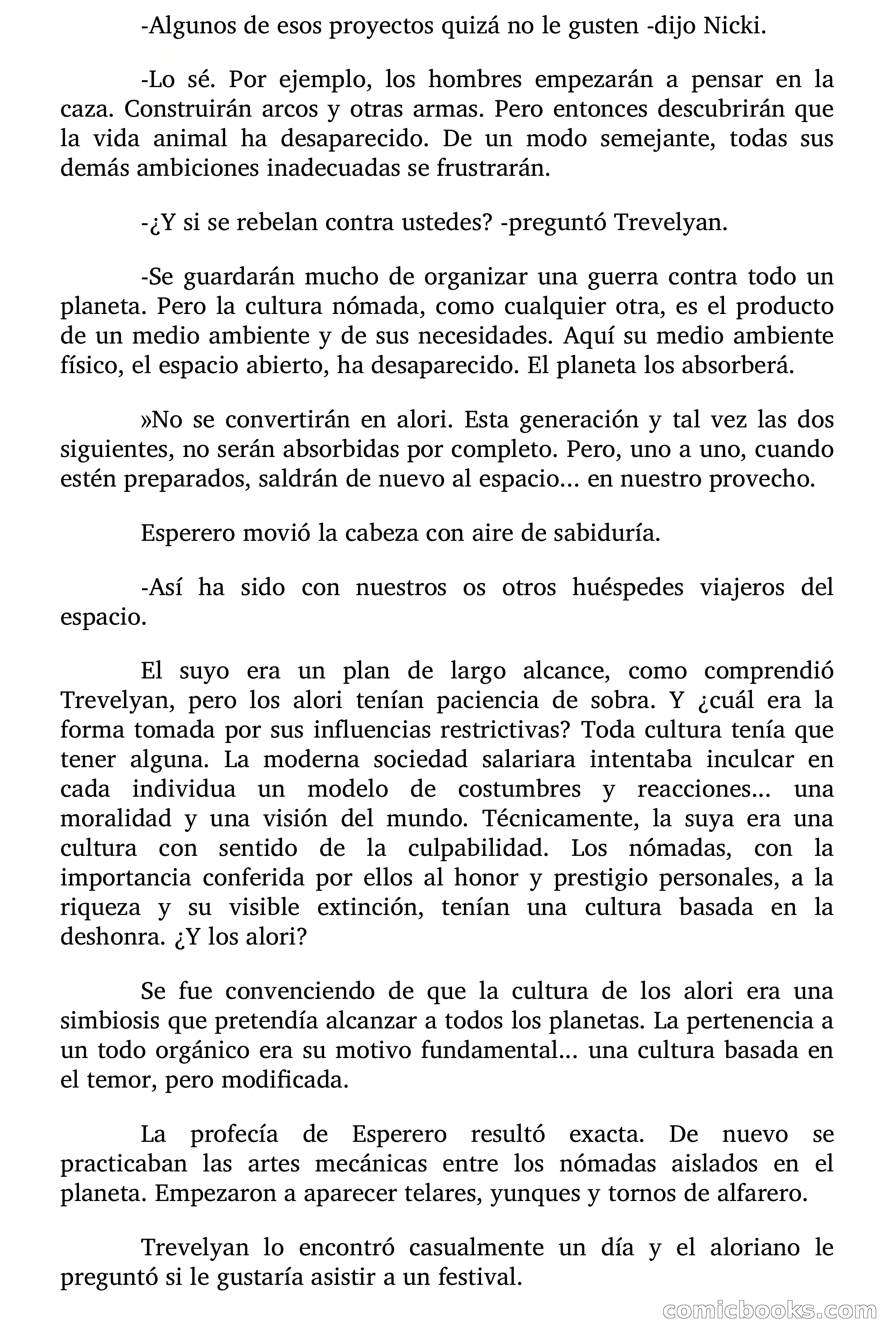 Cita Galáctica (Gitanos del Espacio) — page 138 of 168