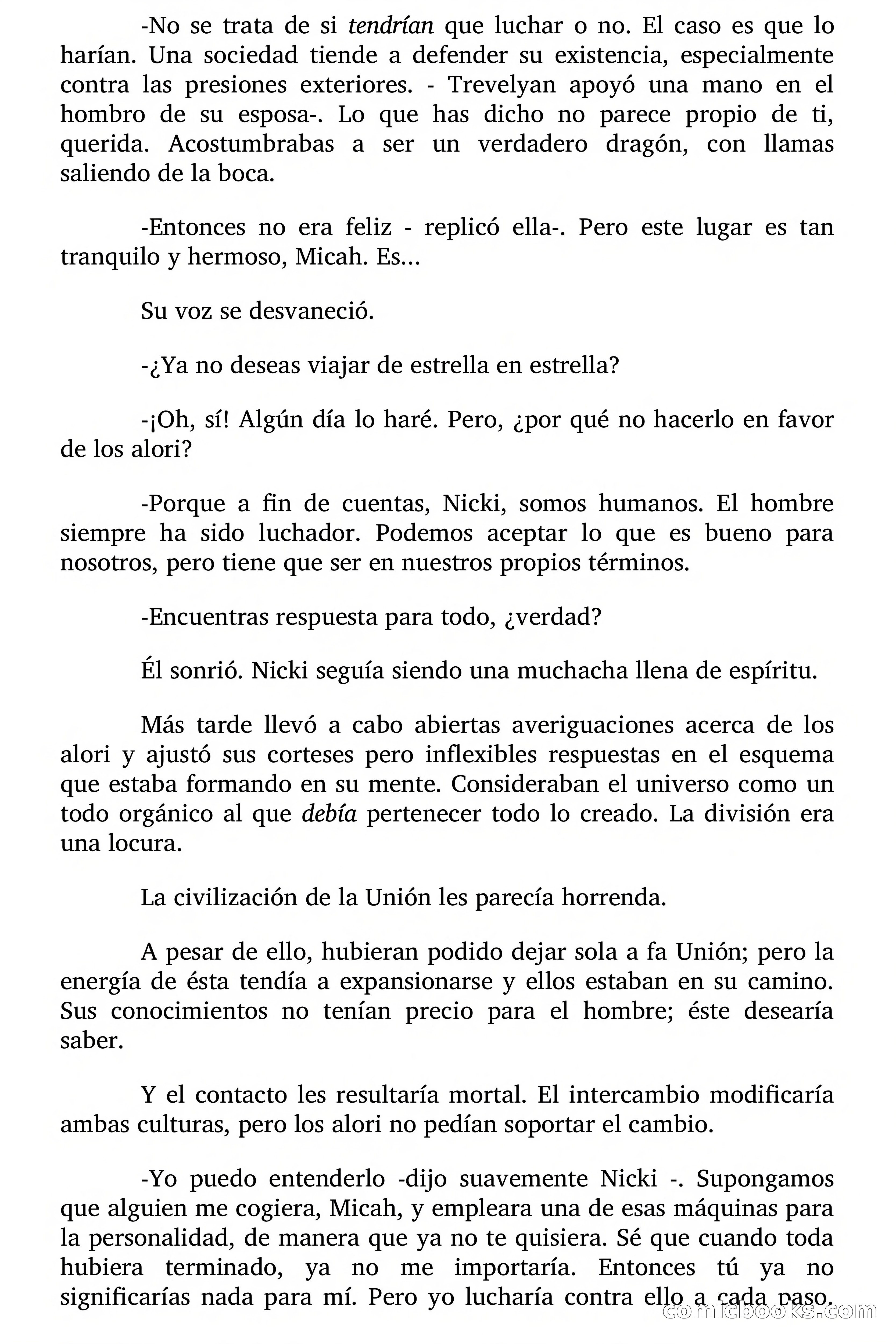 Cita Galáctica (Gitanos del Espacio) — page 144 of 168