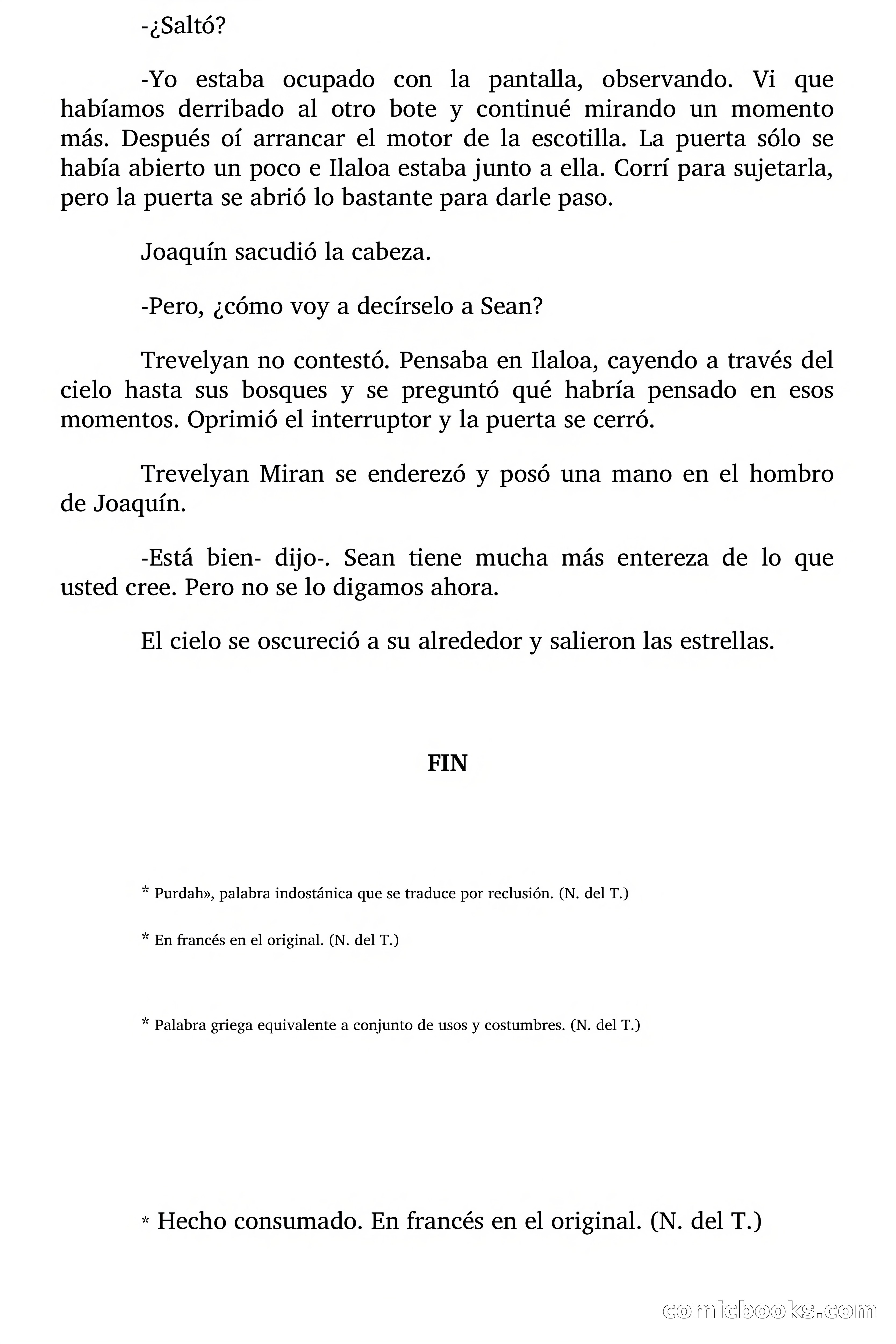 Cita Galáctica (Gitanos del Espacio) — page 167 of 168