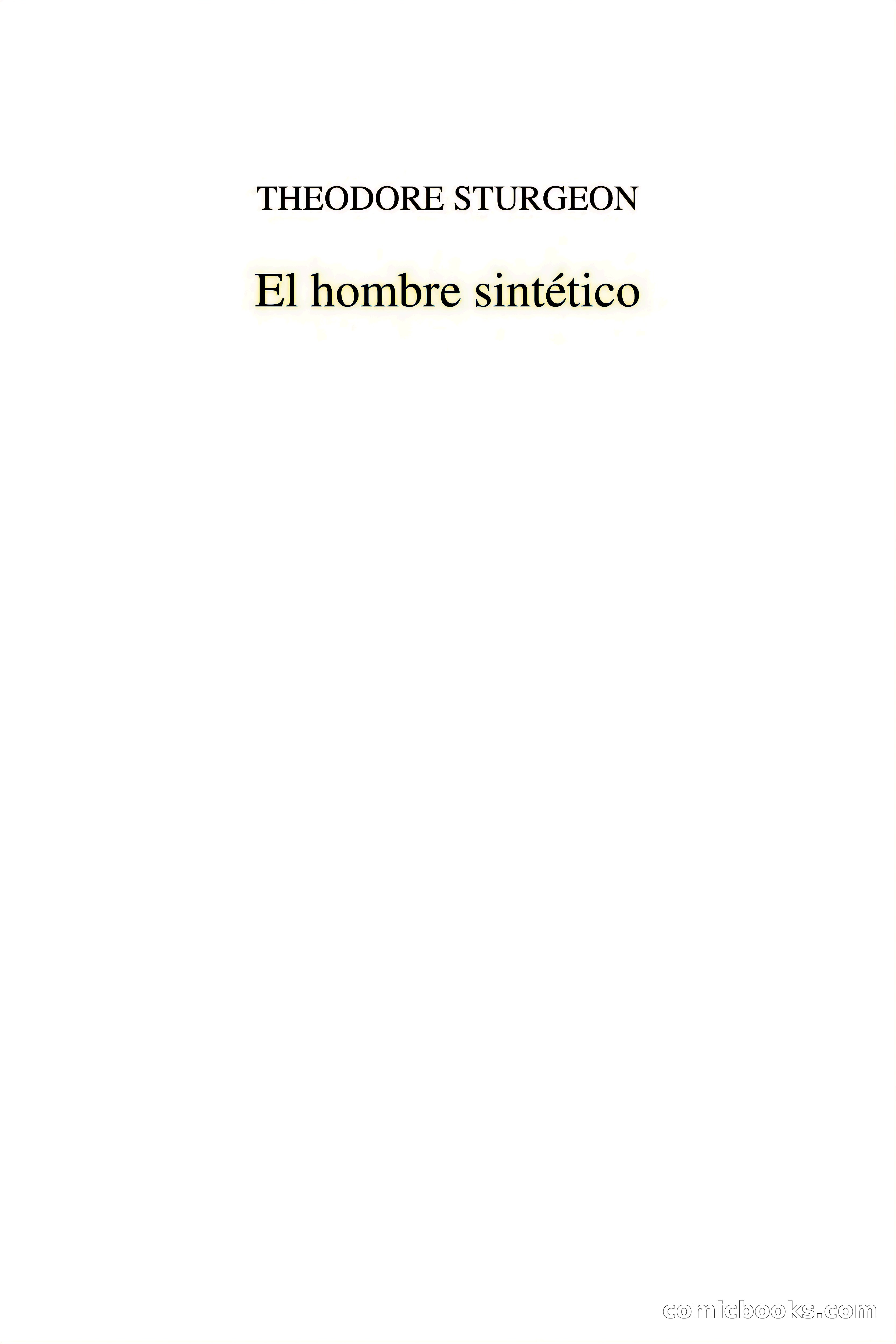 El hombre sintético — page 2 of 114