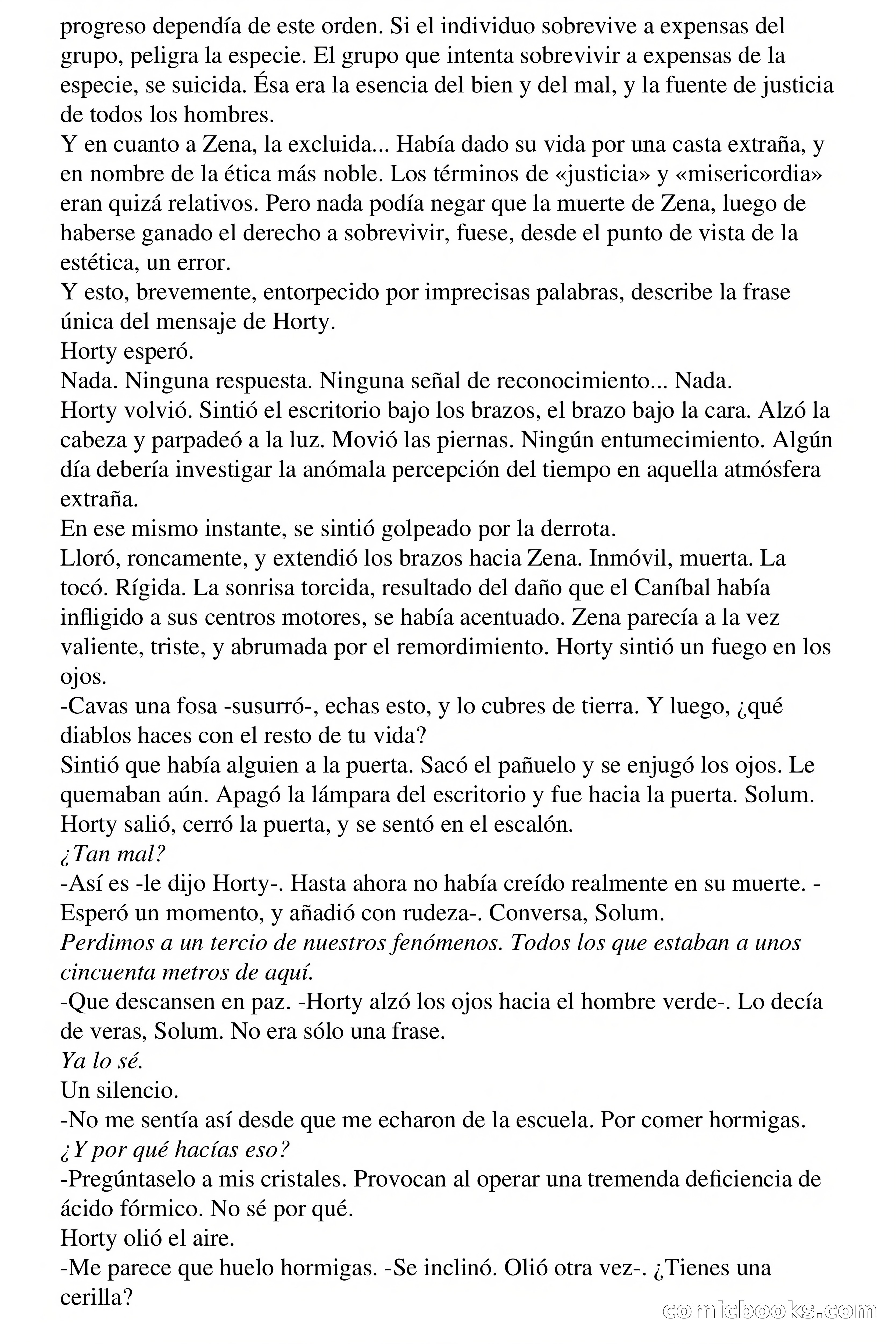 El hombre sintético — page 112 of 114