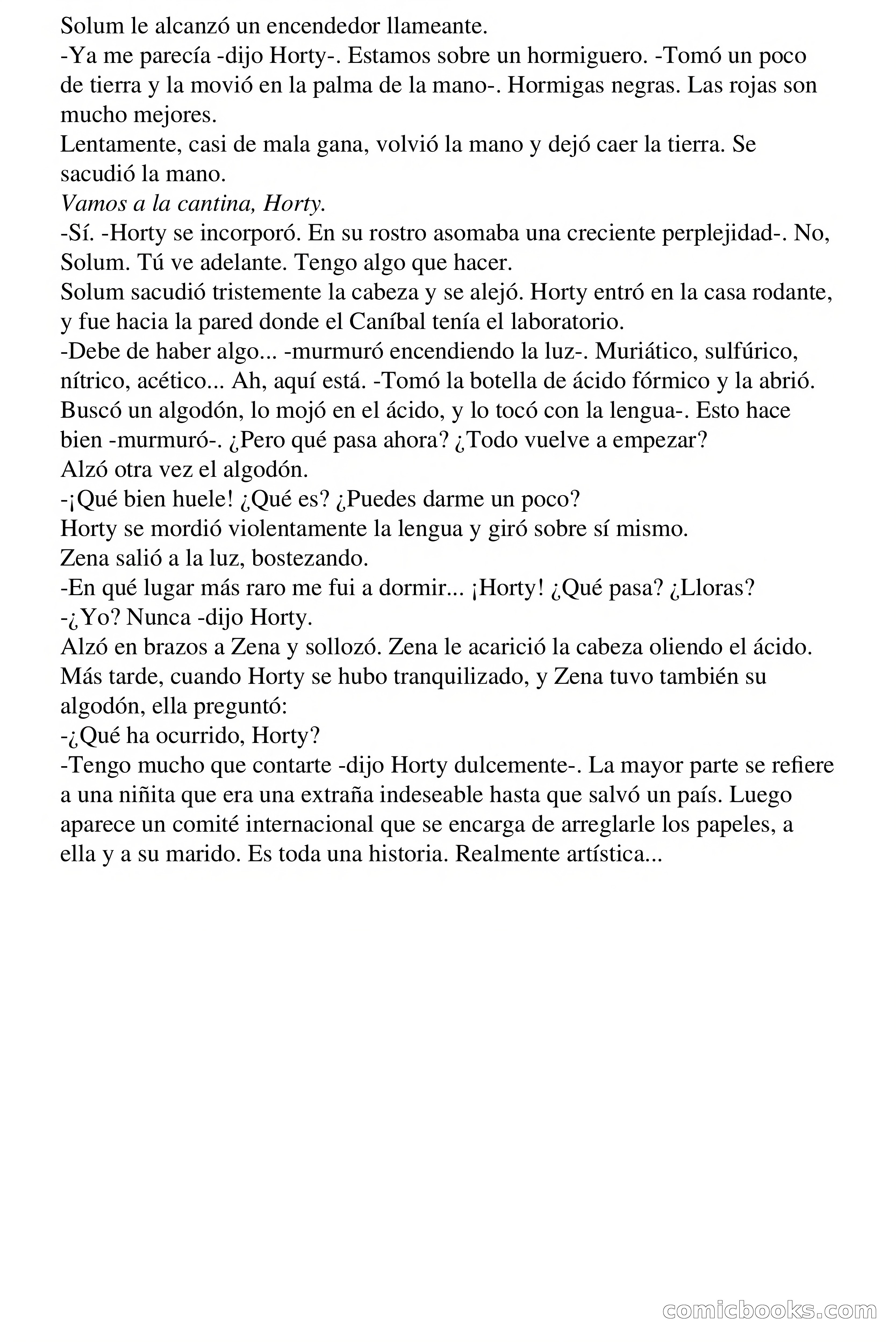 El hombre sintético — page 113 of 114