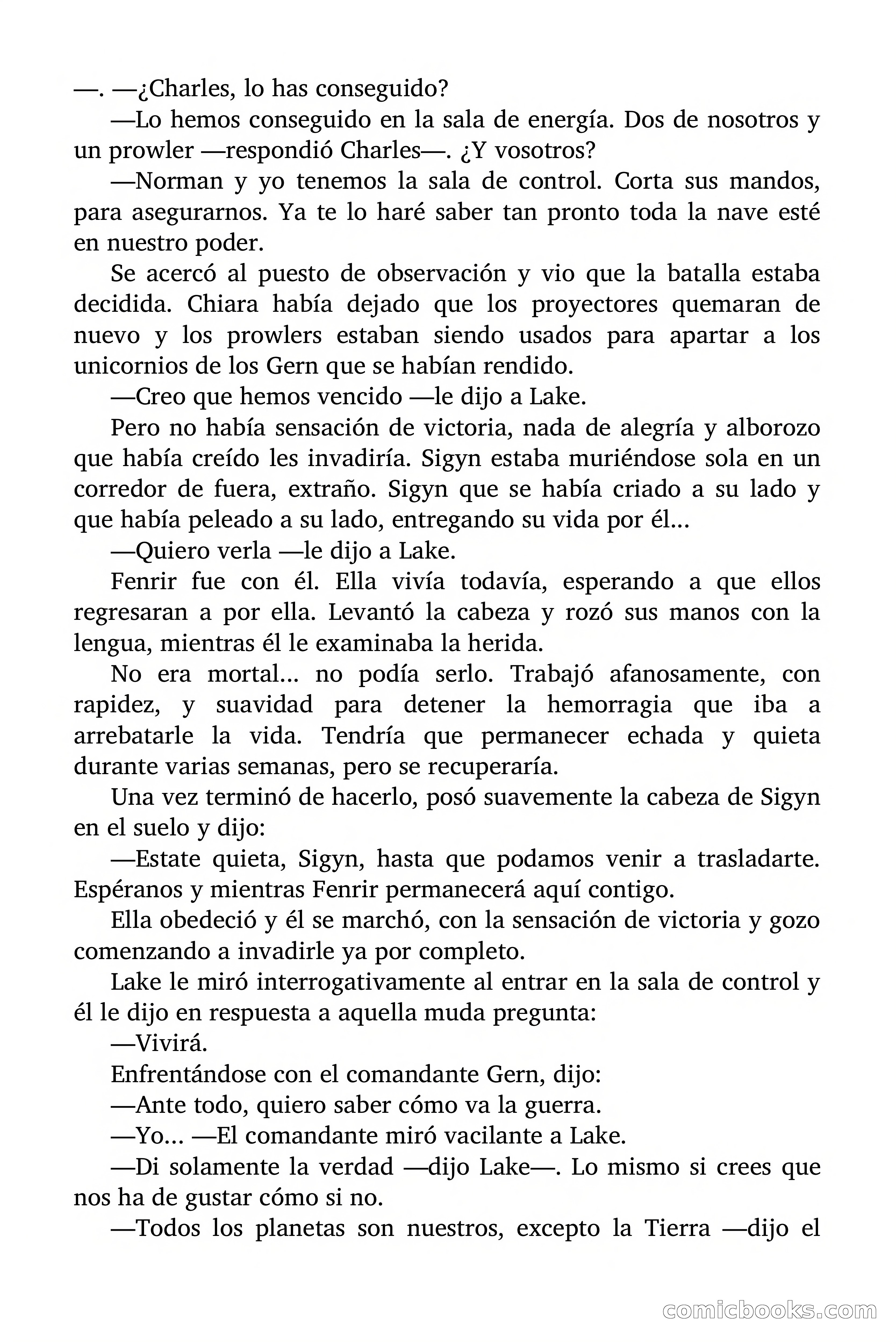 Prisión espacial — page 164 of 177