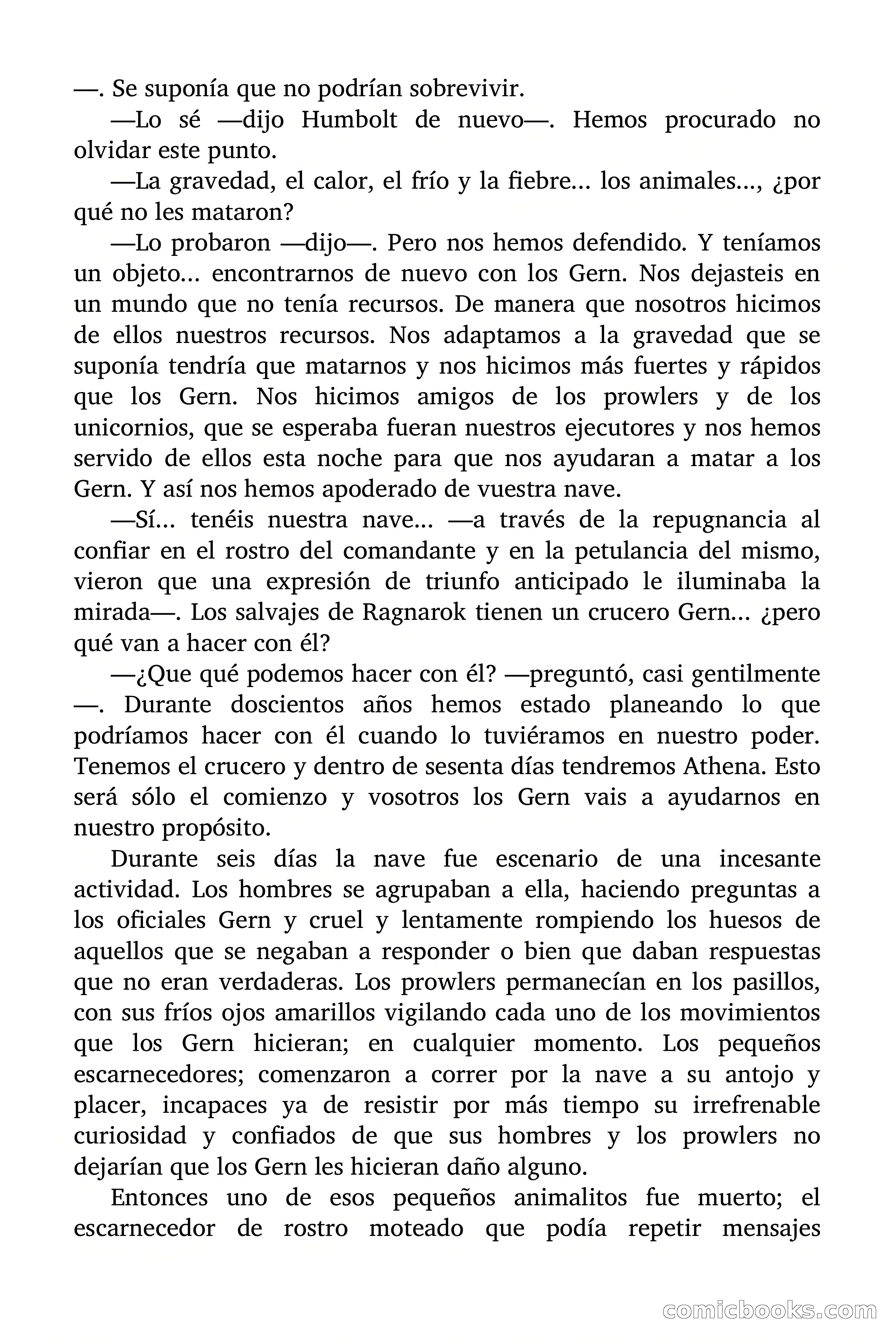 Prisión espacial — page 166 of 177