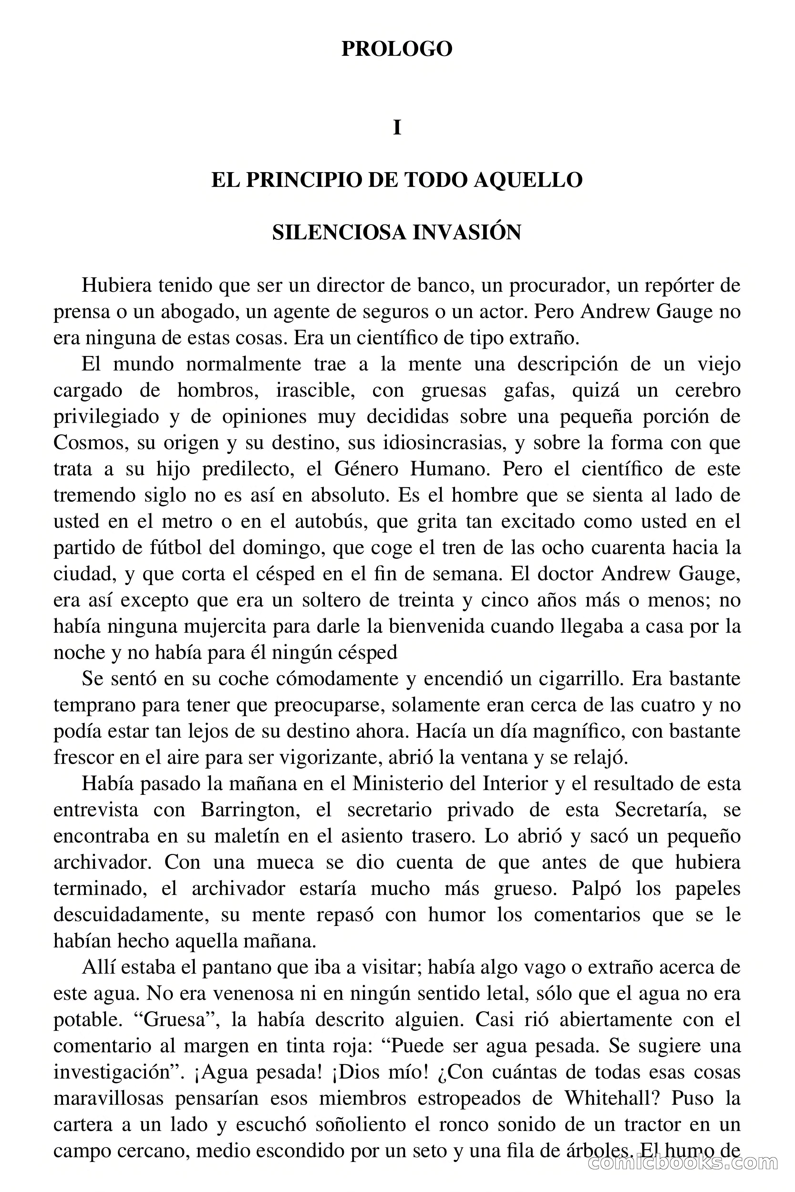 Silenciosa invasión — page 4 of 126