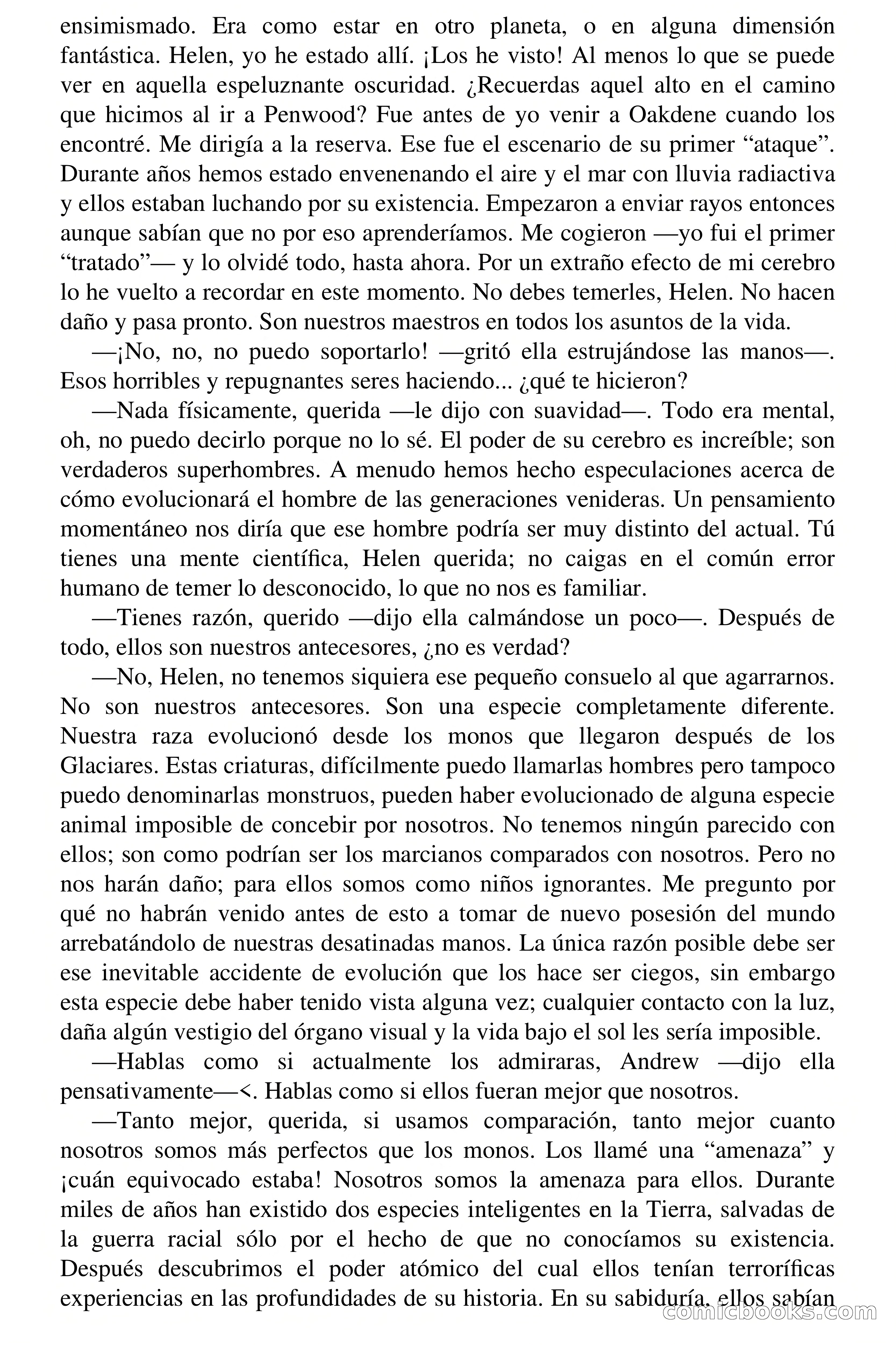 Silenciosa invasión — page 124 of 126