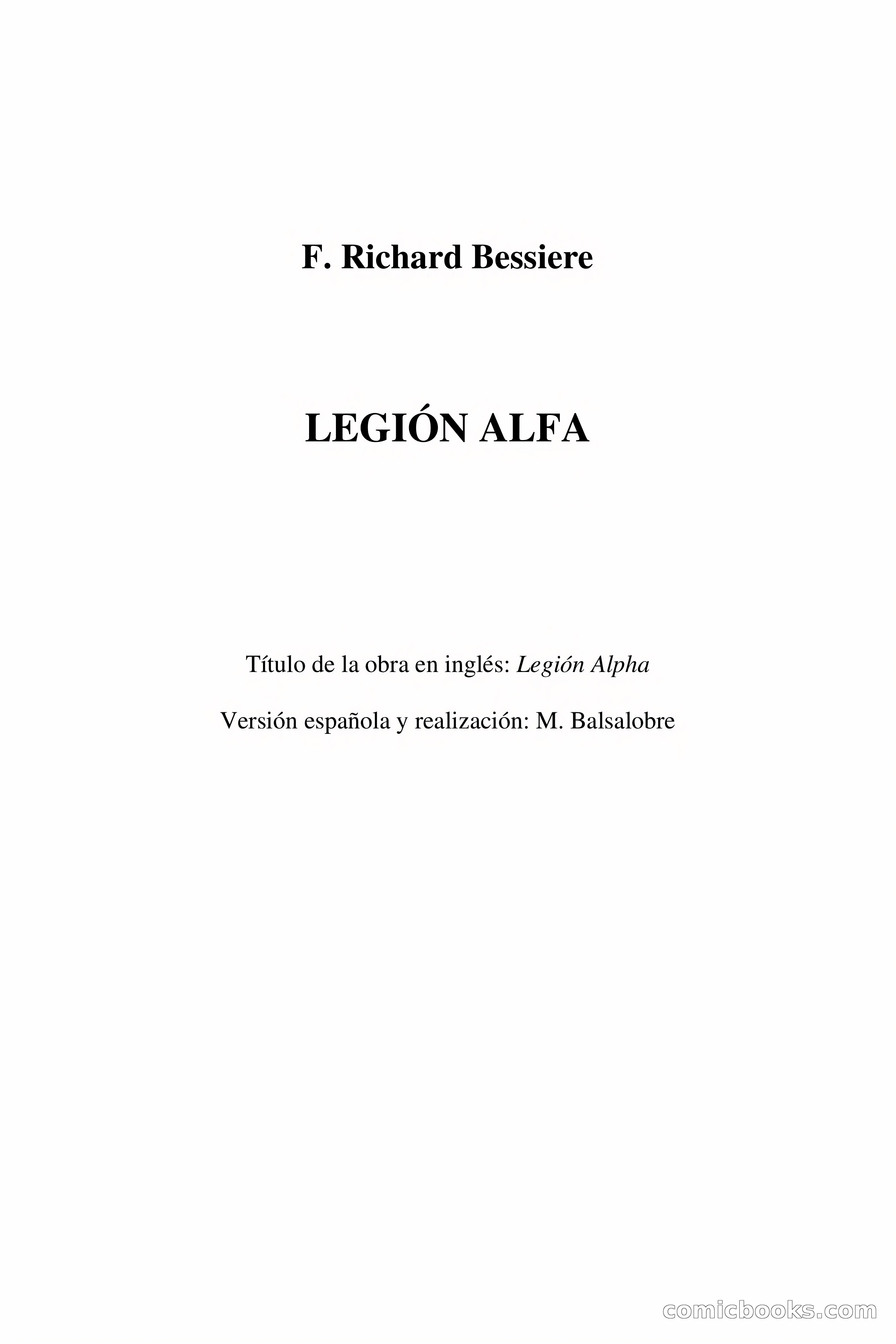 Legión Alfa — page 3 of 115